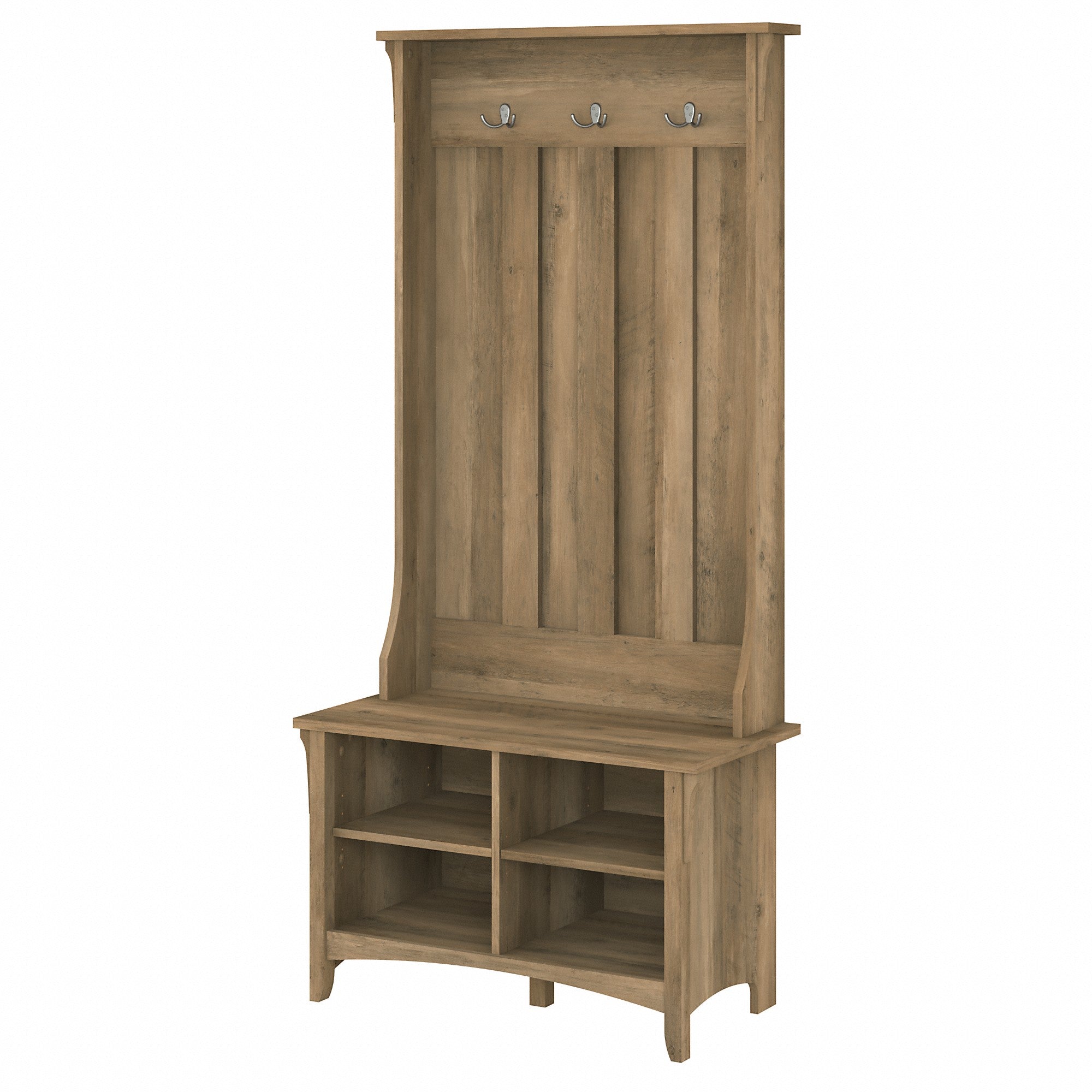 Bush Furniture Salinas Hall Tree with Shoe Storage Bench