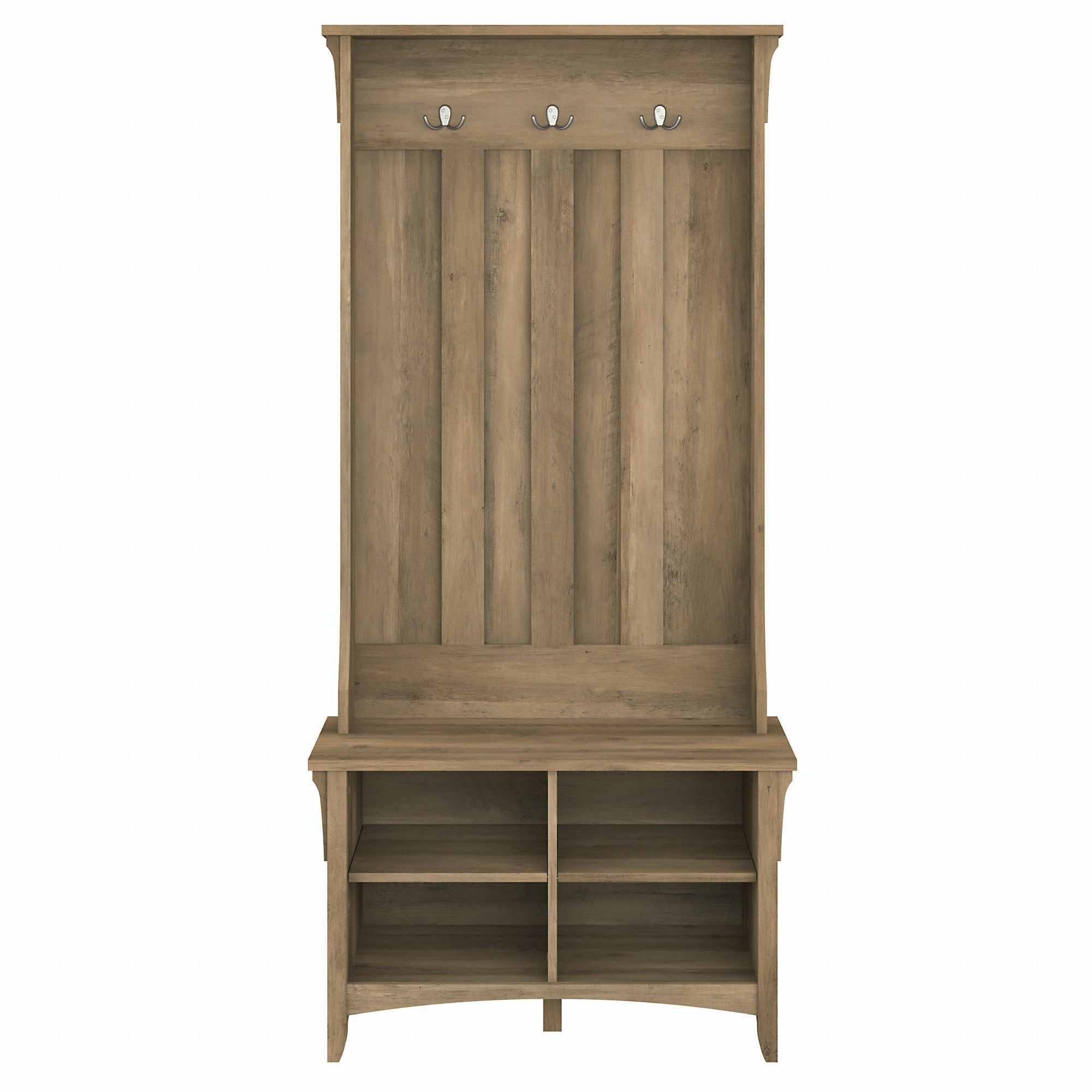 Bush Furniture Salinas Hall Tree with Shoe Storage Bench