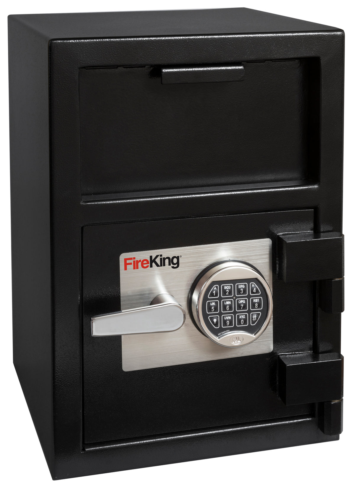 Depository safe with anti-fish, 6-inch drop slot