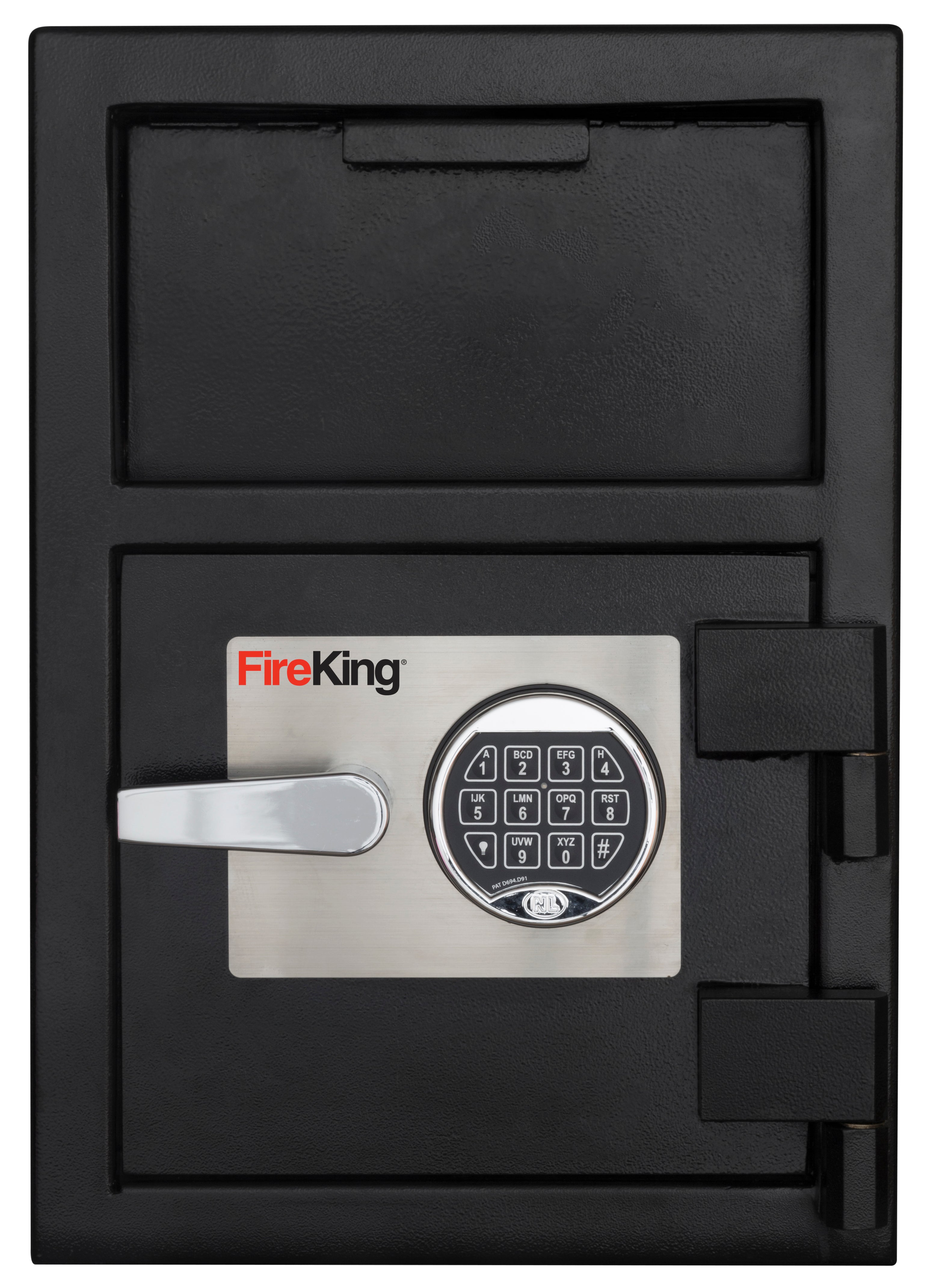 Depository safe with anti-fish, 6-inch drop slot