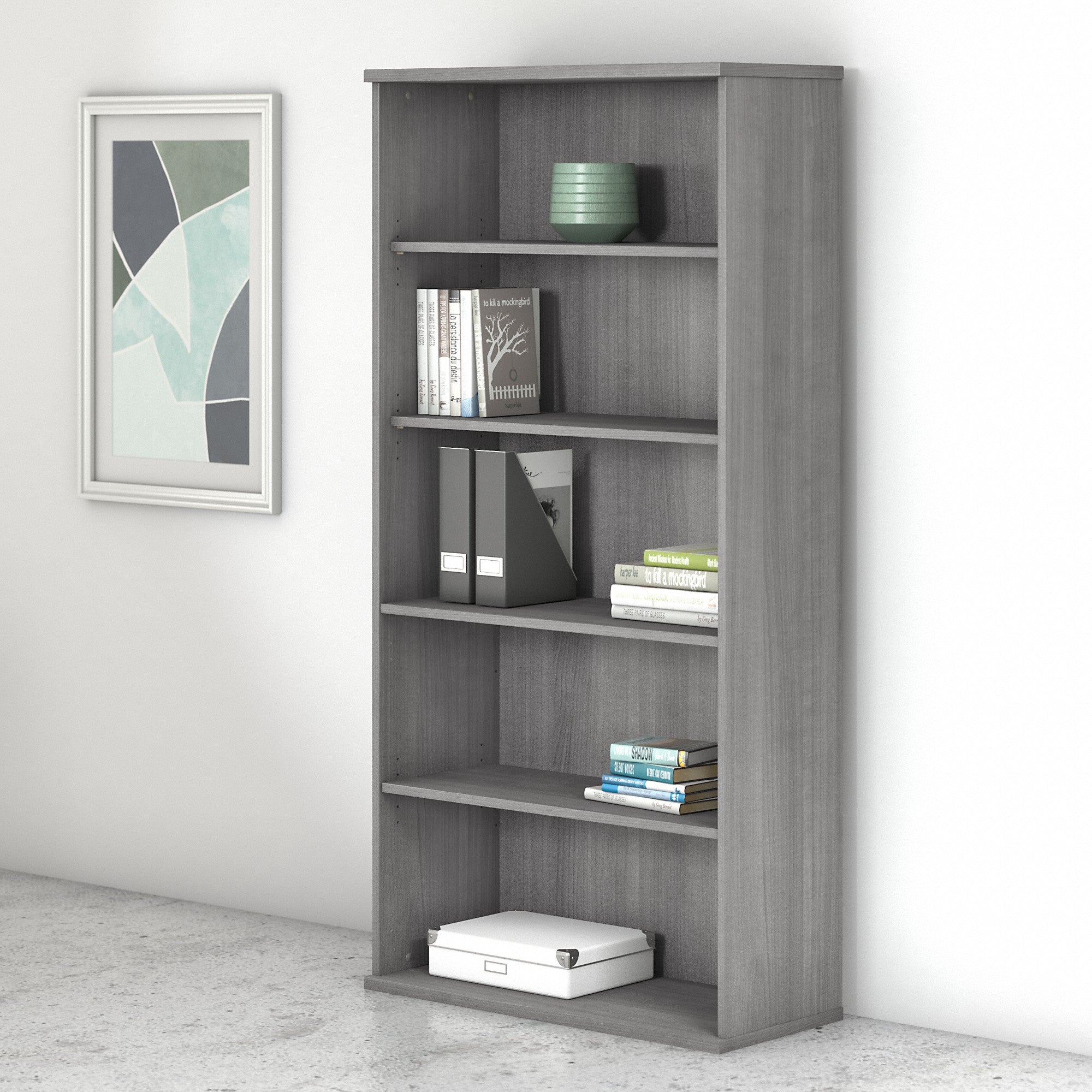 Bush Business Furniture Studio C 5 Shelf Bookcase