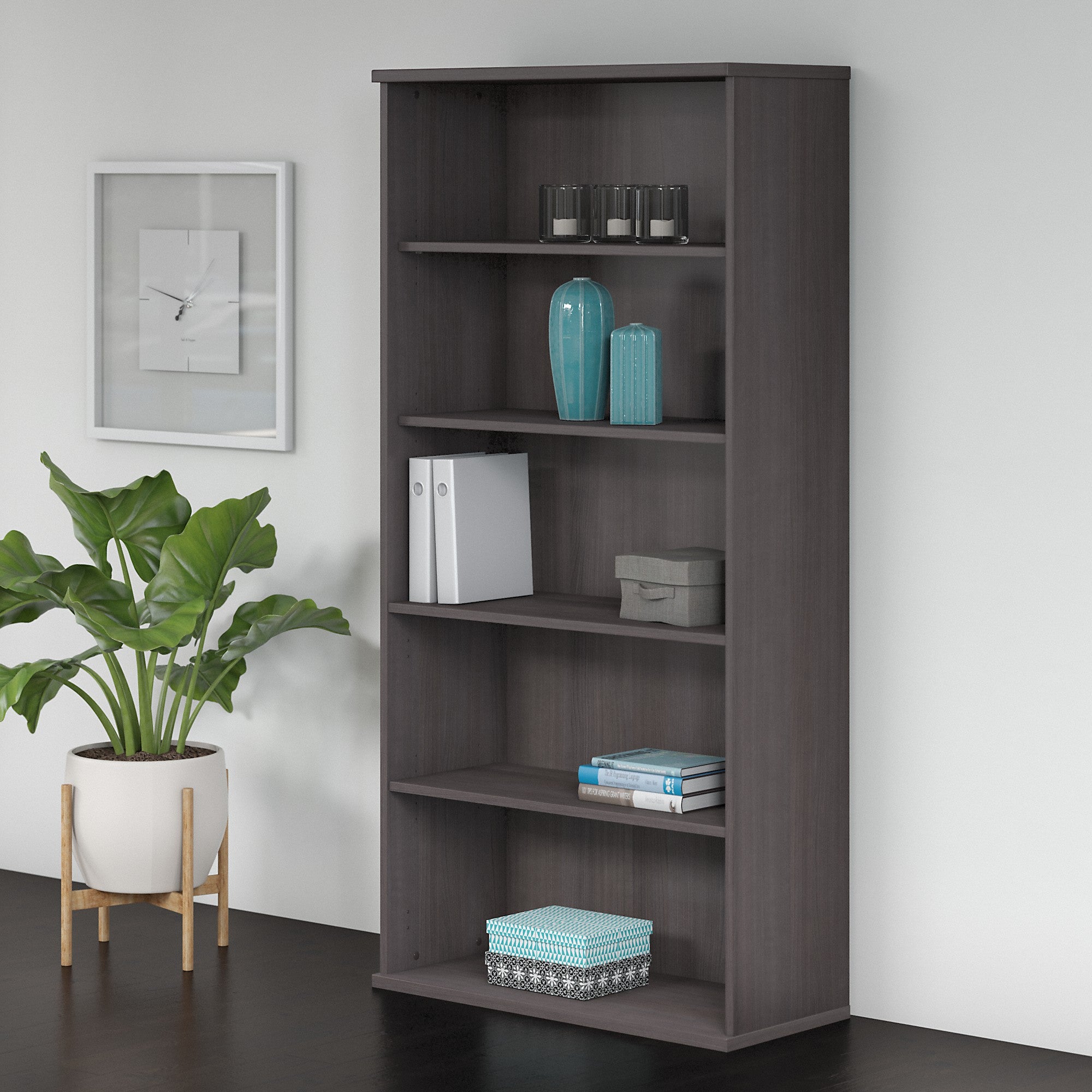 Bush Business Furniture Studio C 5 Shelf Bookcase