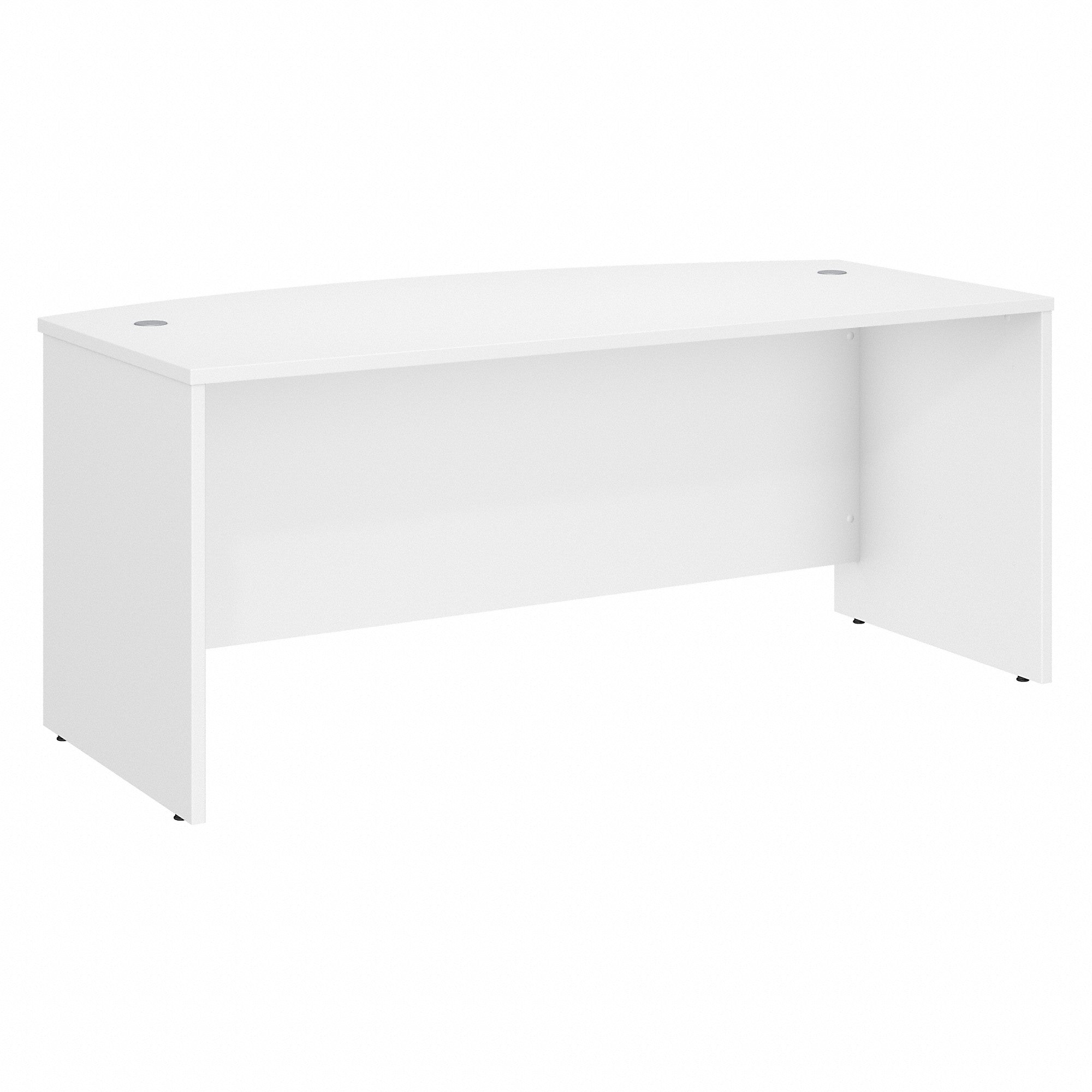 Bush Business Furniture Studio C 72W x 36D Bow Front Desk