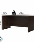 Bush Business Furniture Studio C 60W x 30D Office Desk