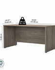 Bush Business Furniture Studio C 60W x 30D Office Desk