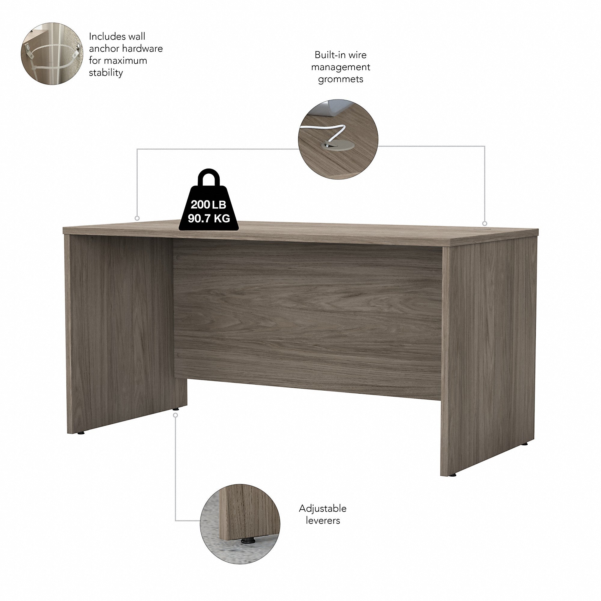 Bush Business Furniture Studio C 60W x 30D Office Desk