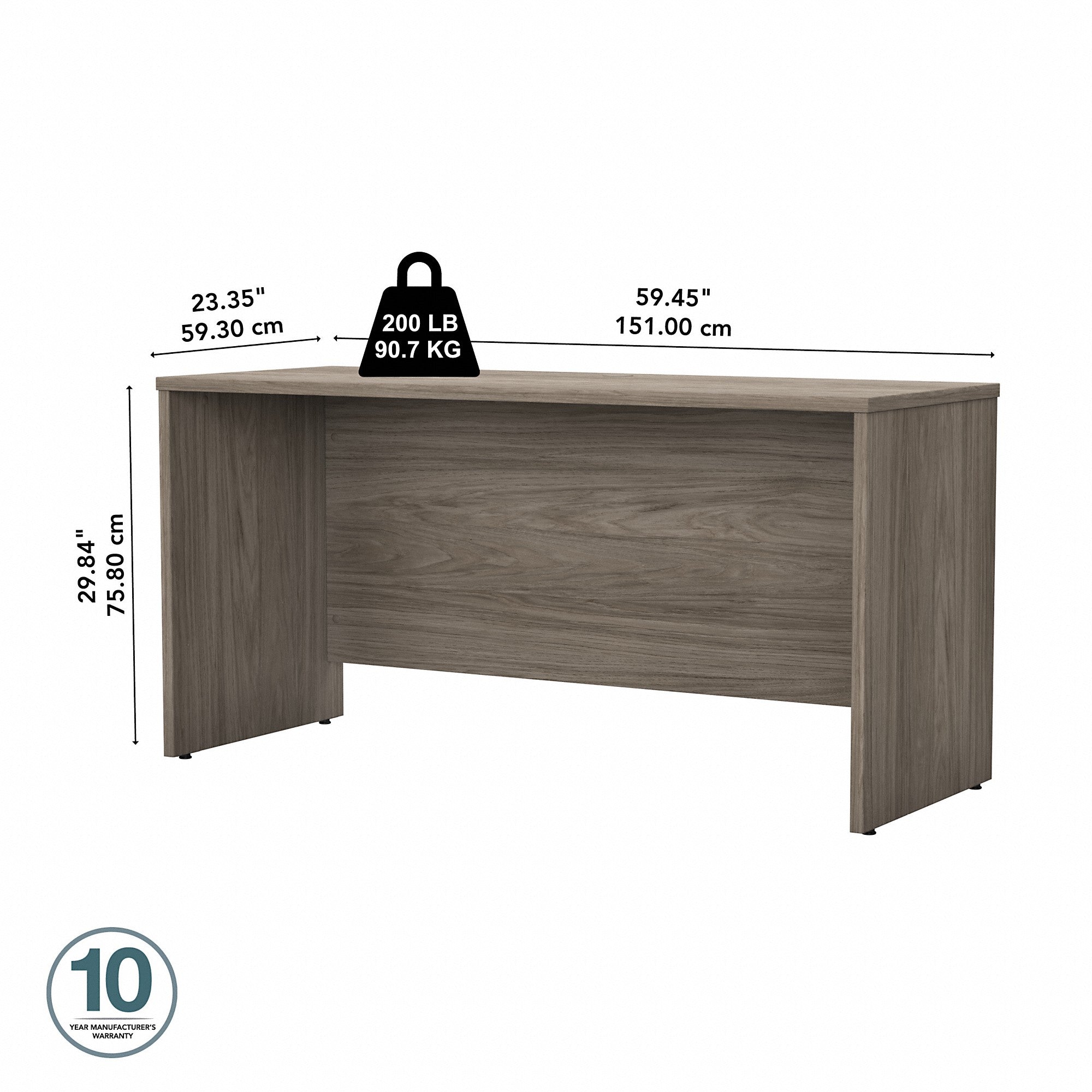 Bush Business Furniture Studio C 60W x 24D Credenza Desk