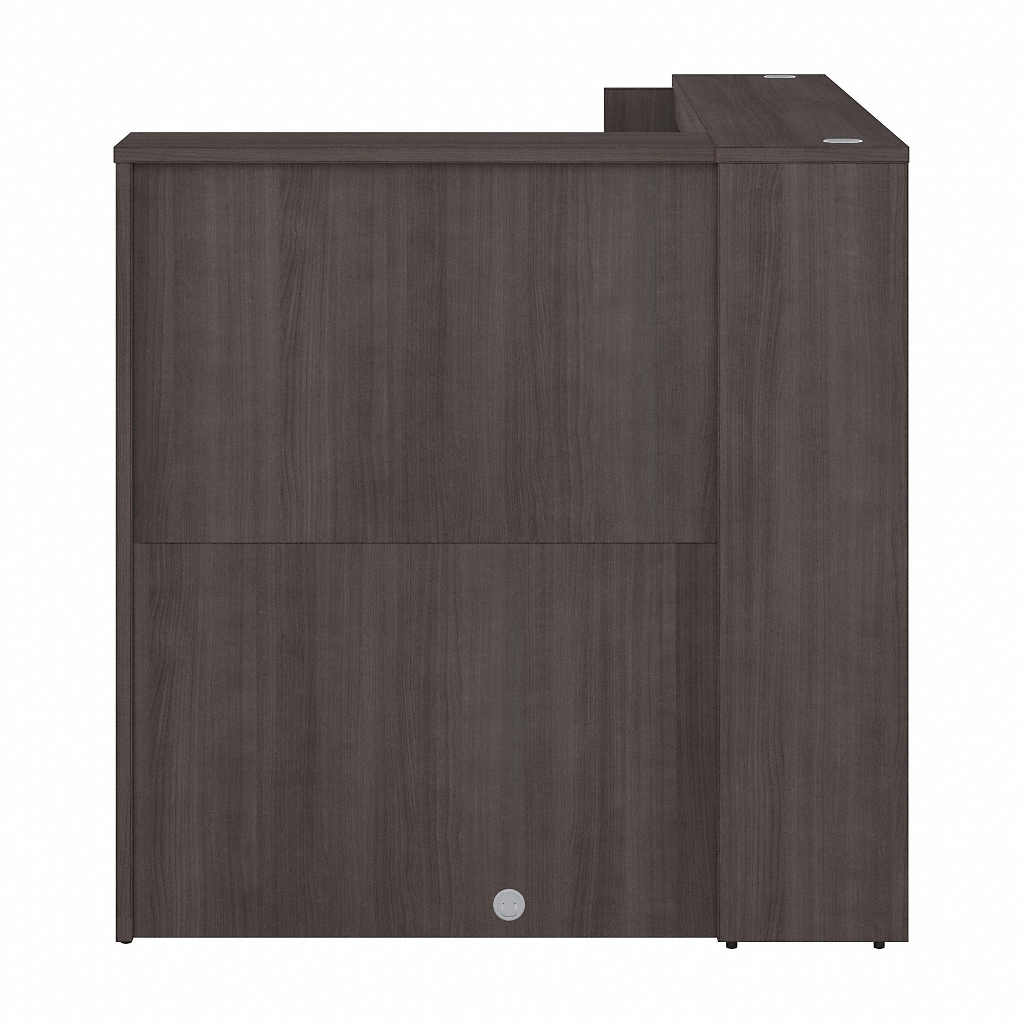 Bush Business Furniture Studio C 72W Corner Bar Cabinet with Shelves