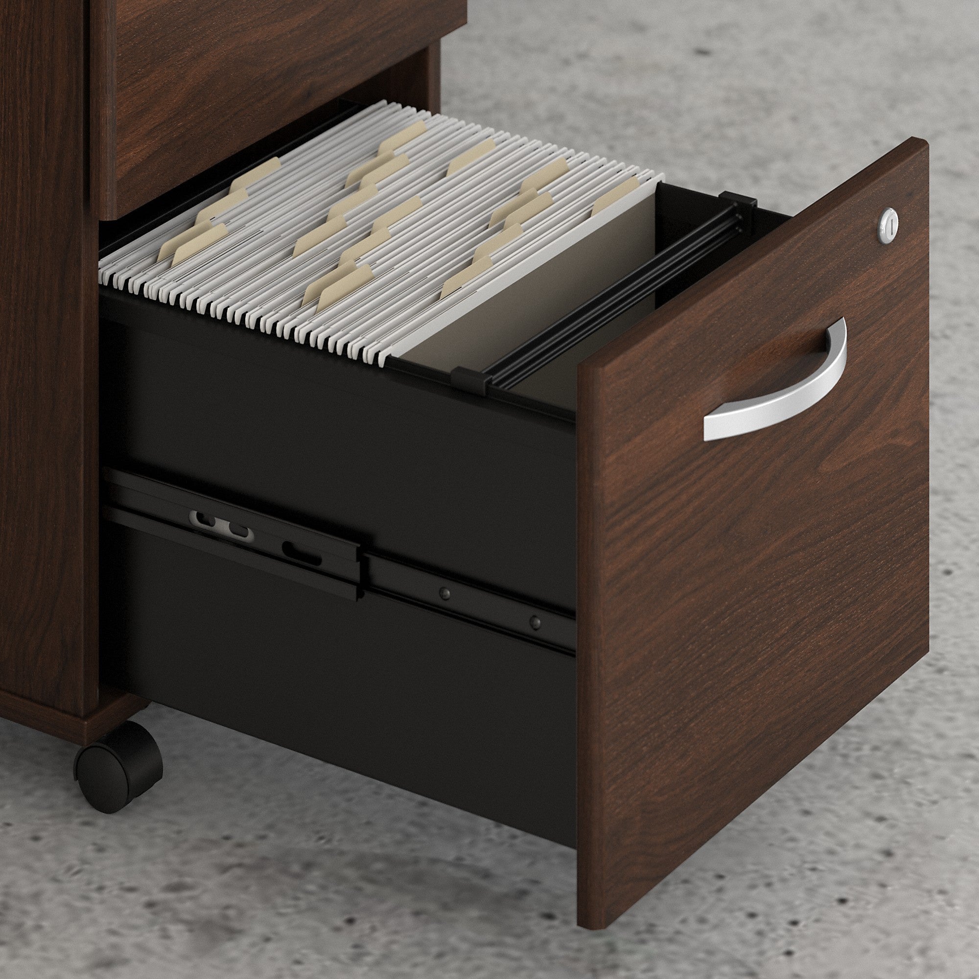 Bush Business Furniture Studio C 2 Drawer Mobile File Cabinet