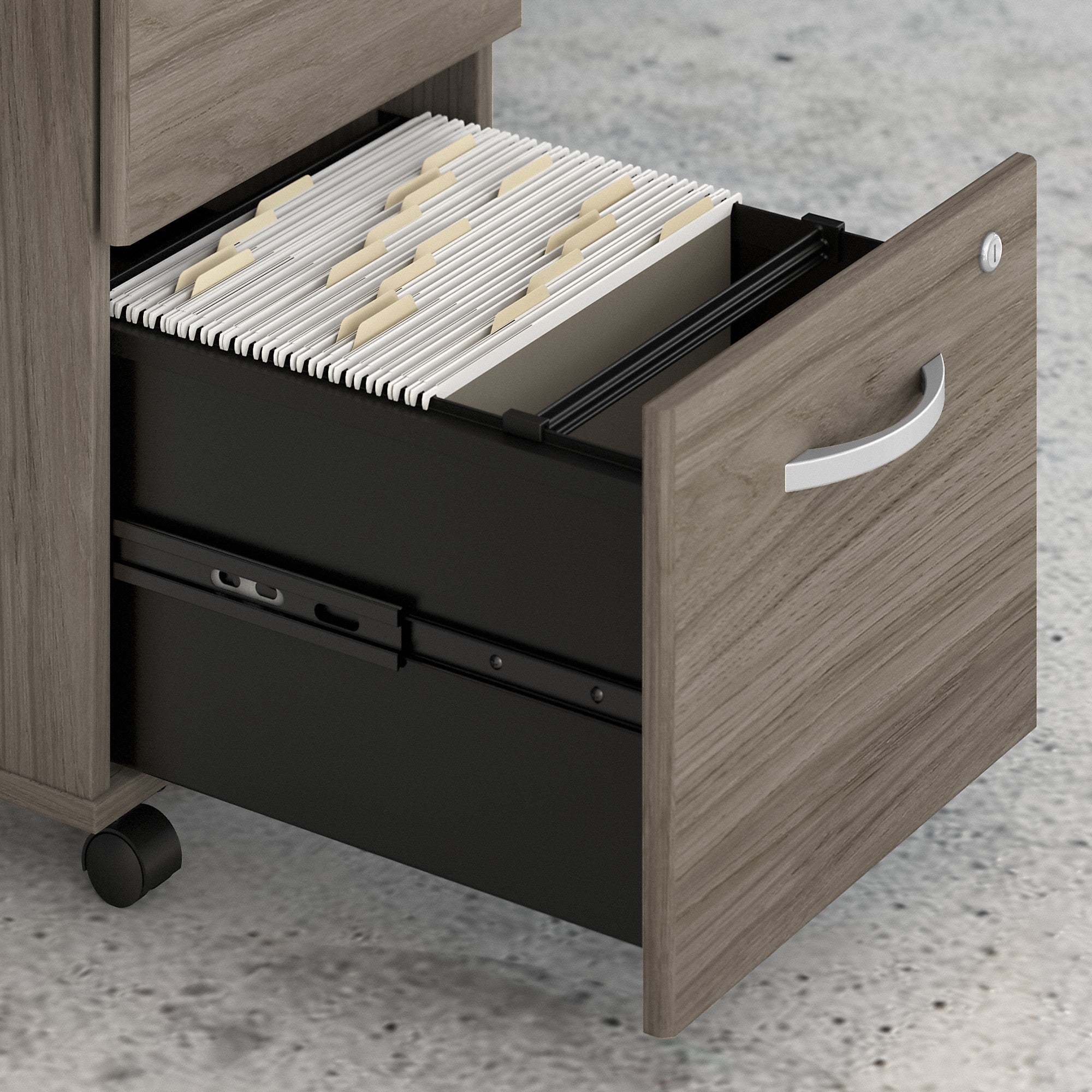 Bush Business Furniture Studio C 2 Drawer Mobile File Cabinet