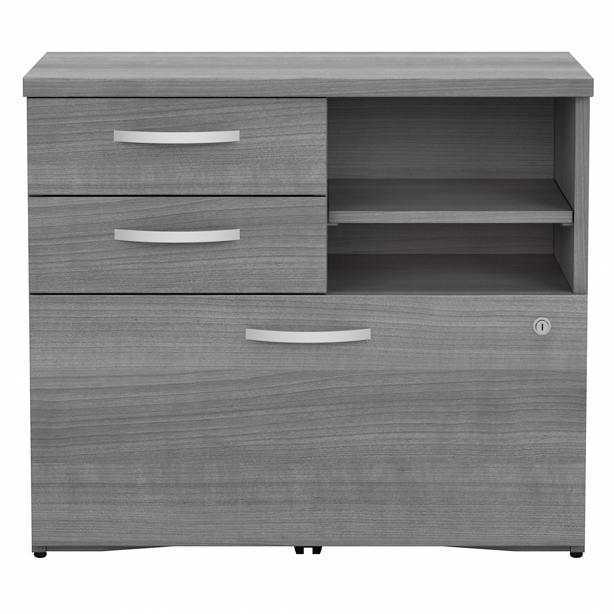 Bush Business Furniture Studio C Office Storage Cabinet with Drawers and Shelves