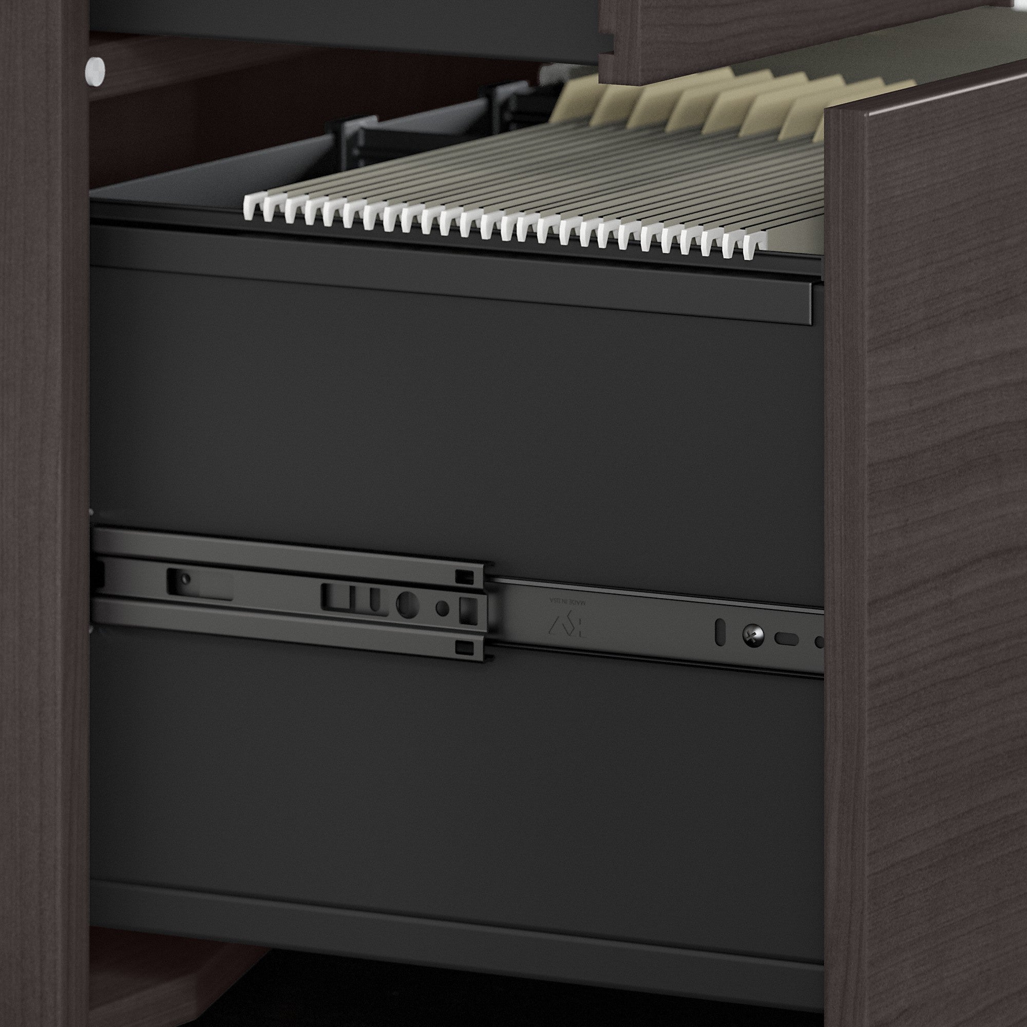 Bush Business Furniture Studio C Office Storage Cabinet with Drawers and Shelves