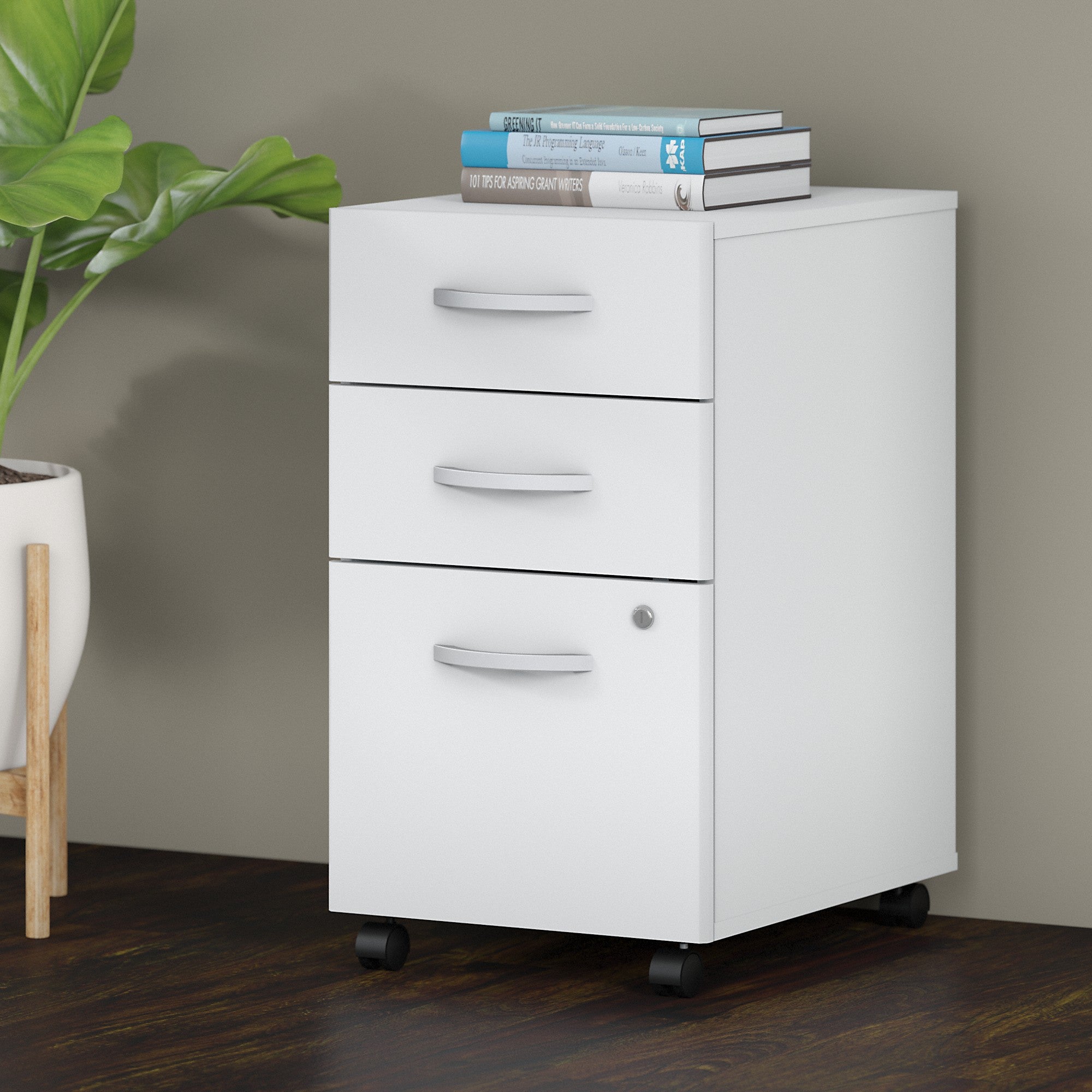 Bush Business Furniture Studio C 3 Drawer Mobile File Cabinet