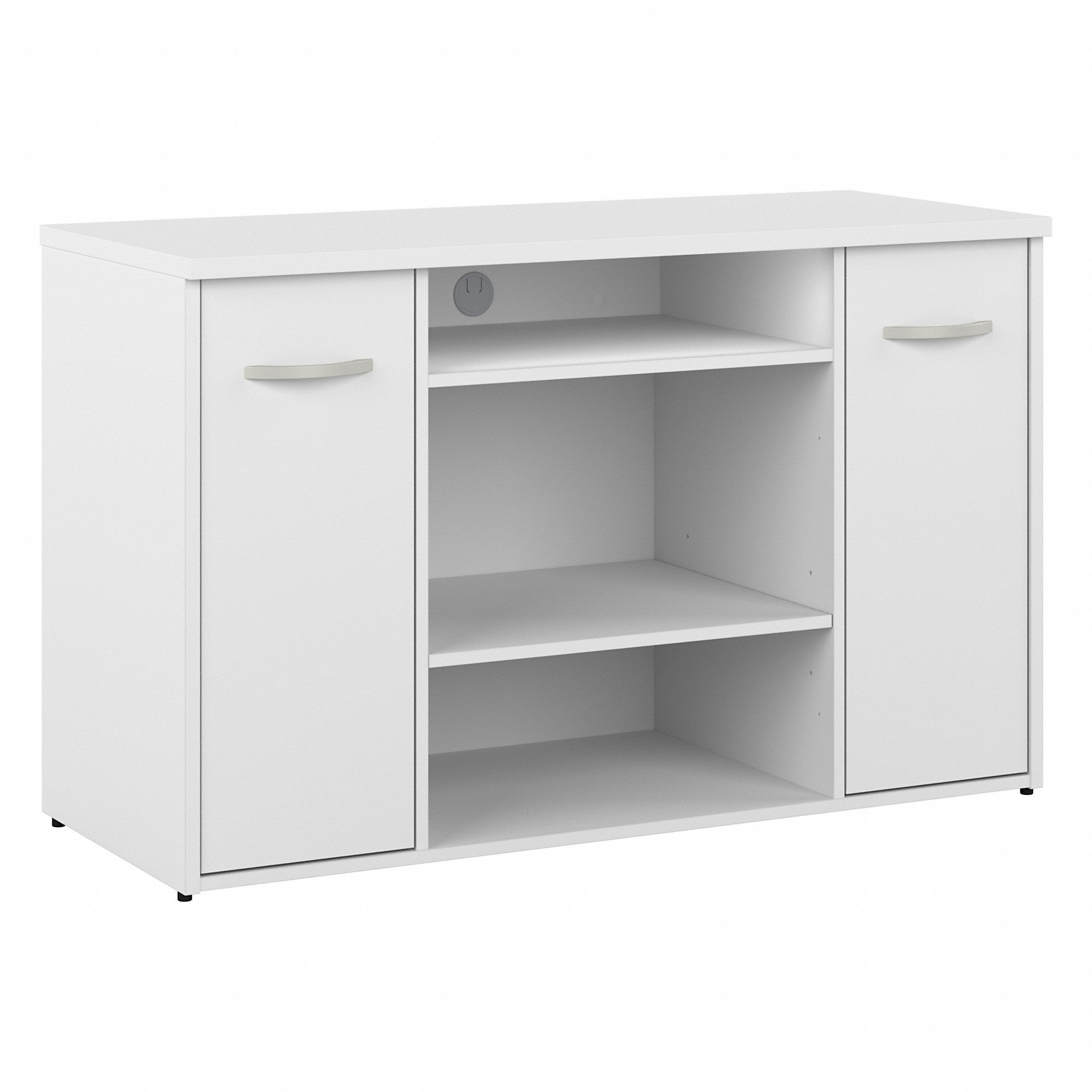 Bush Business Furniture Studio C 48W Office Storage Cabinet with Doors and Shelves