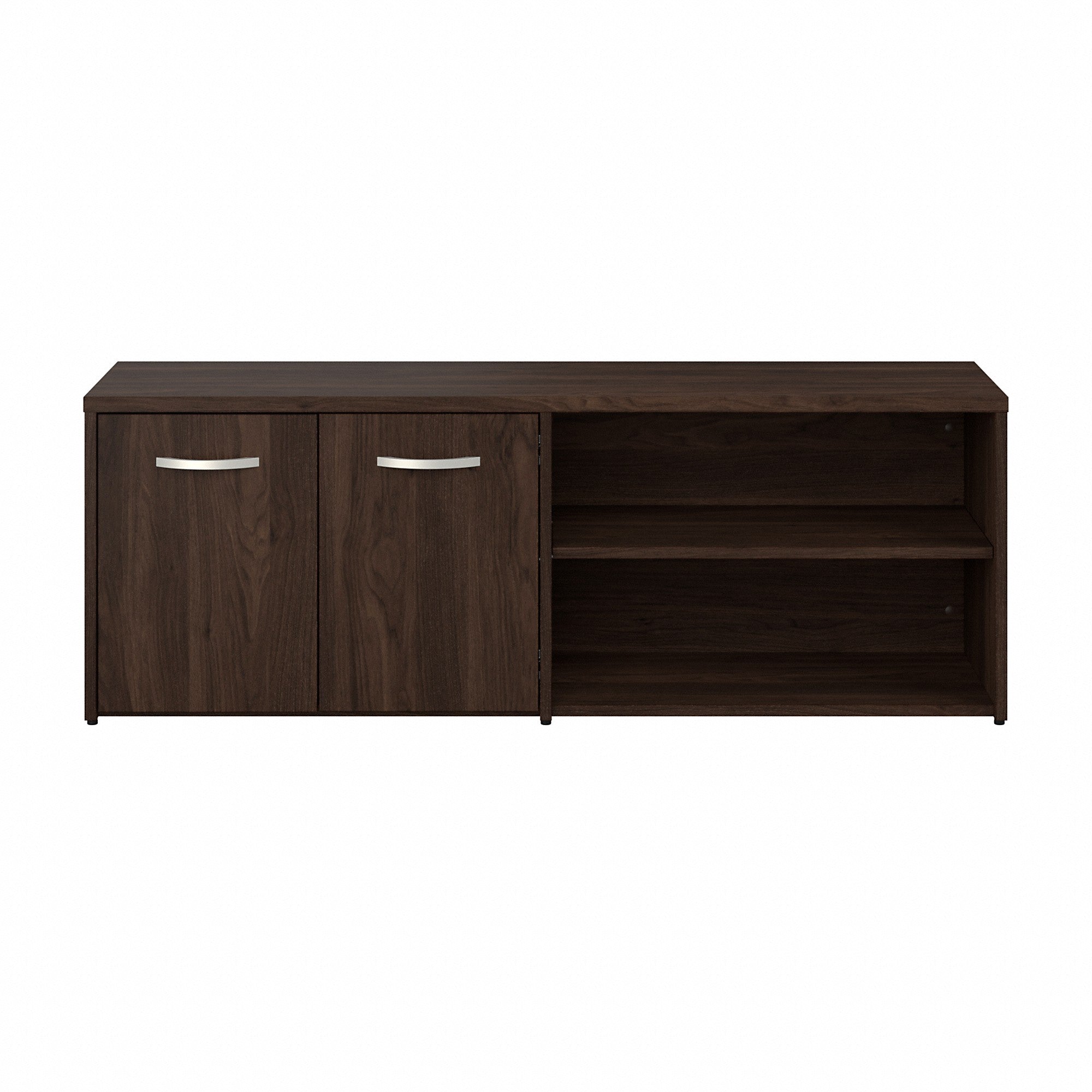 Bush Business Furniture Studio C Low Storage Cabinet with Doors and Shelves