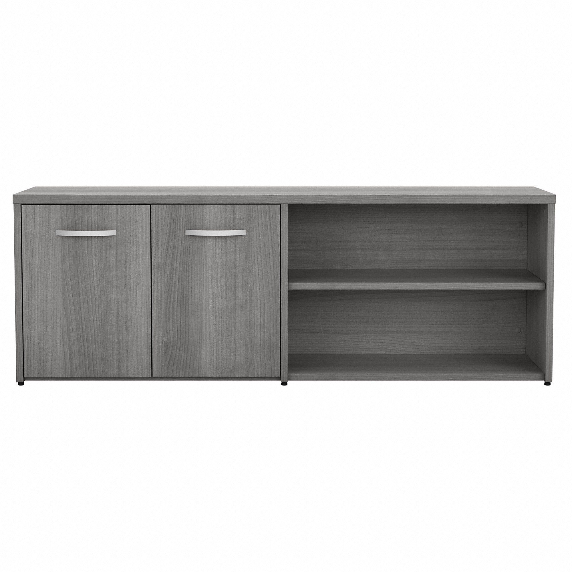 Bush Business Furniture Studio C Low Storage Cabinet with Doors and Shelves