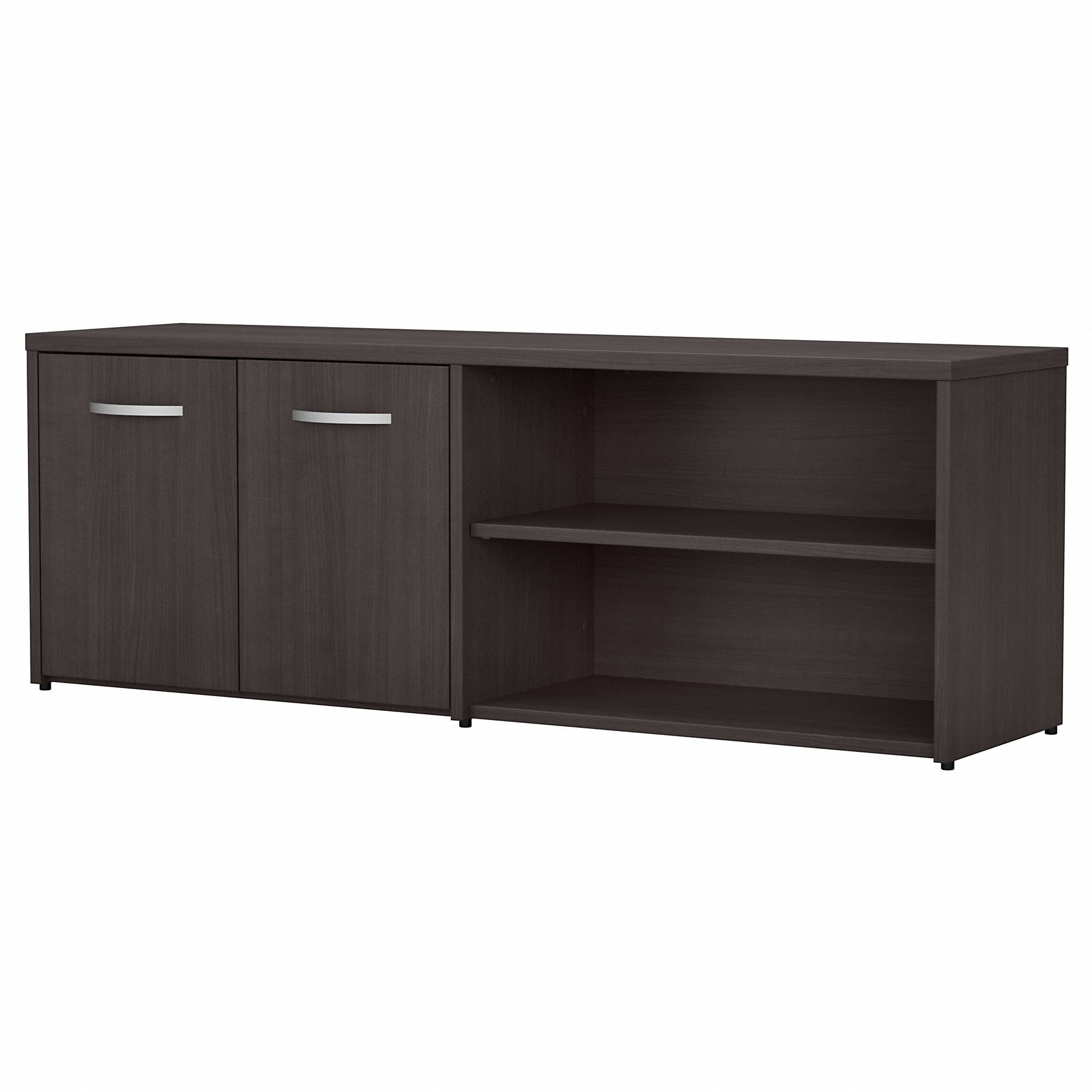 Bush Business Furniture Studio C Low Storage Cabinet with Doors and Shelves