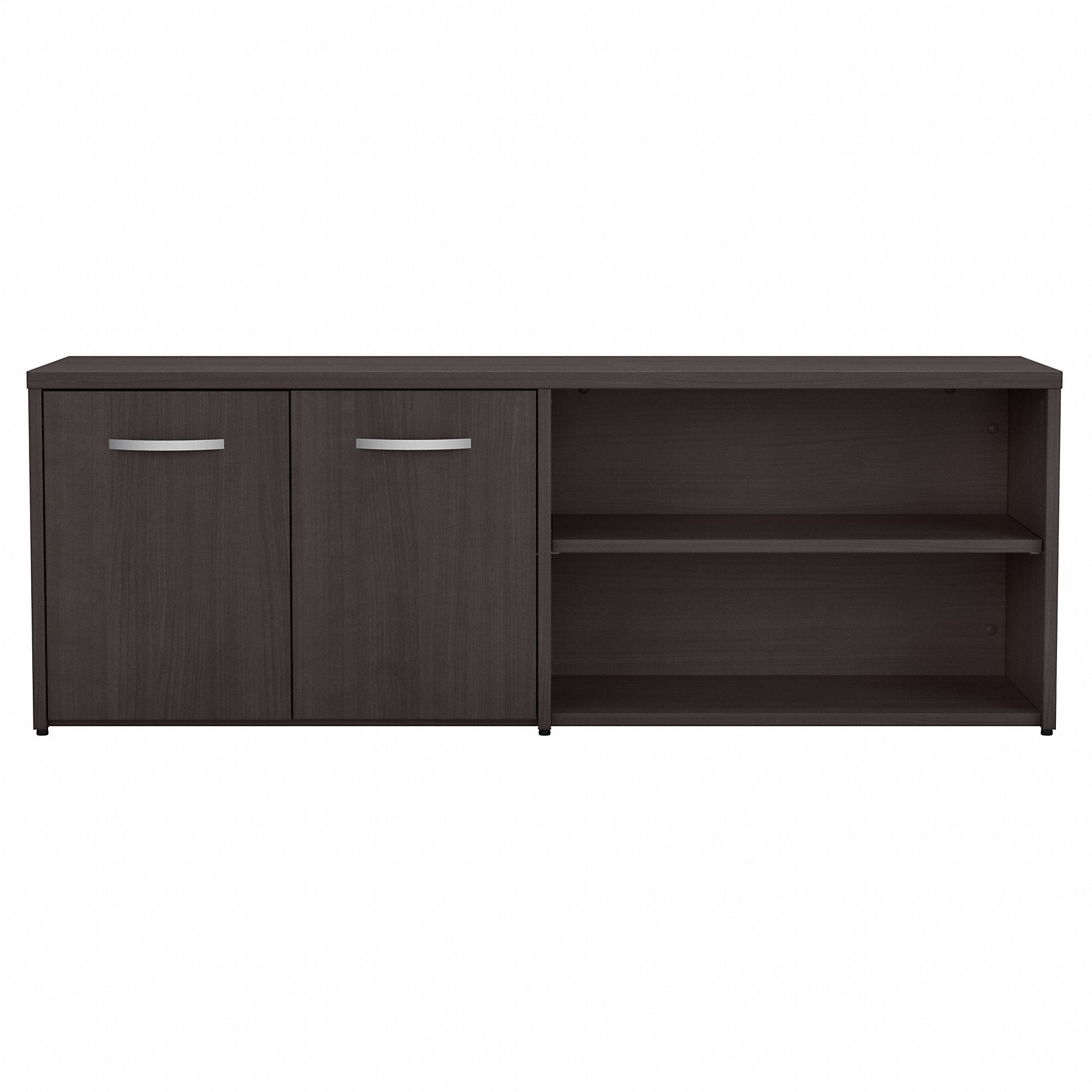 Bush Business Furniture Studio C Low Storage Cabinet with Doors and Shelves