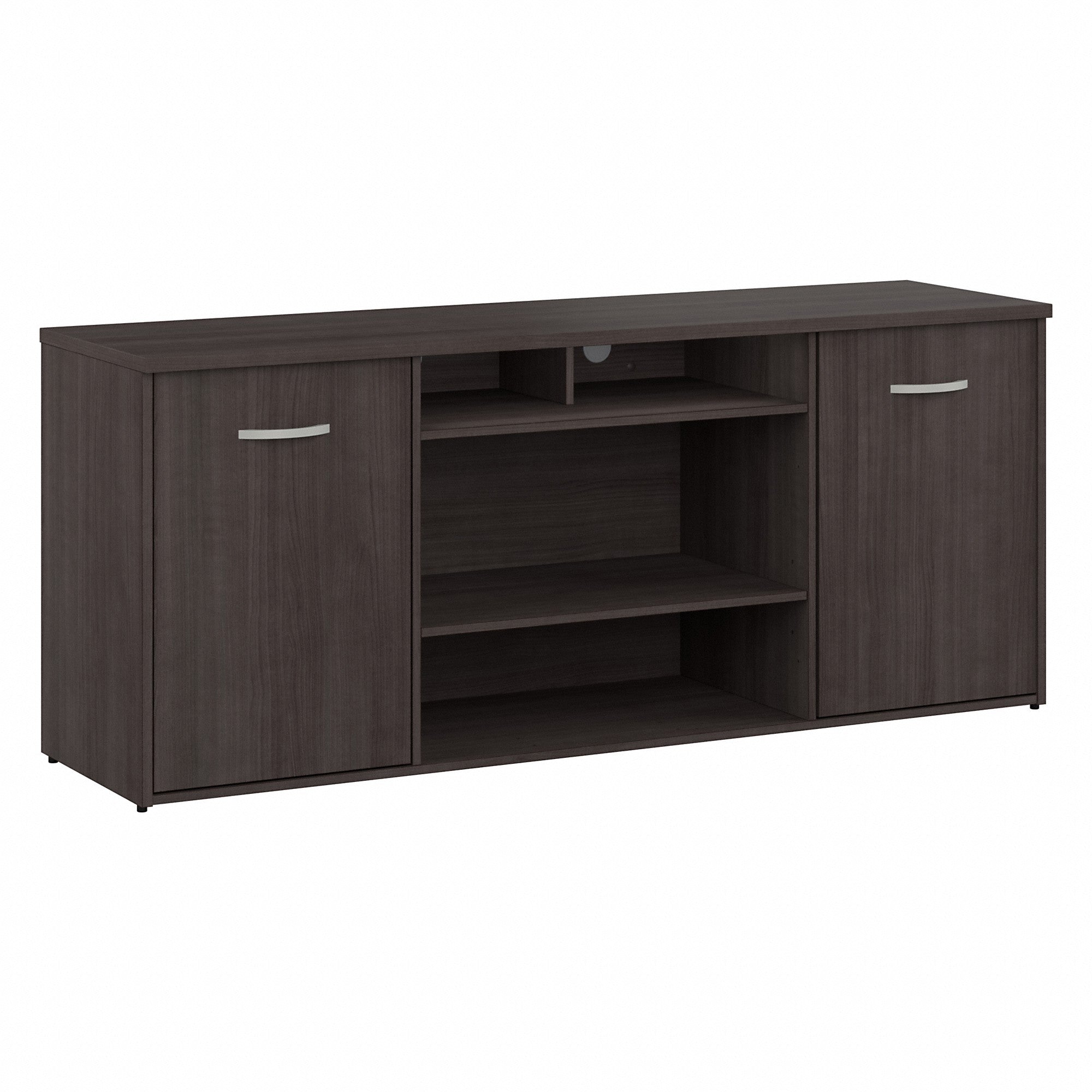 Bush Business Furniture Studio C 72W Office Storage Cabinet with Doors and Shelves