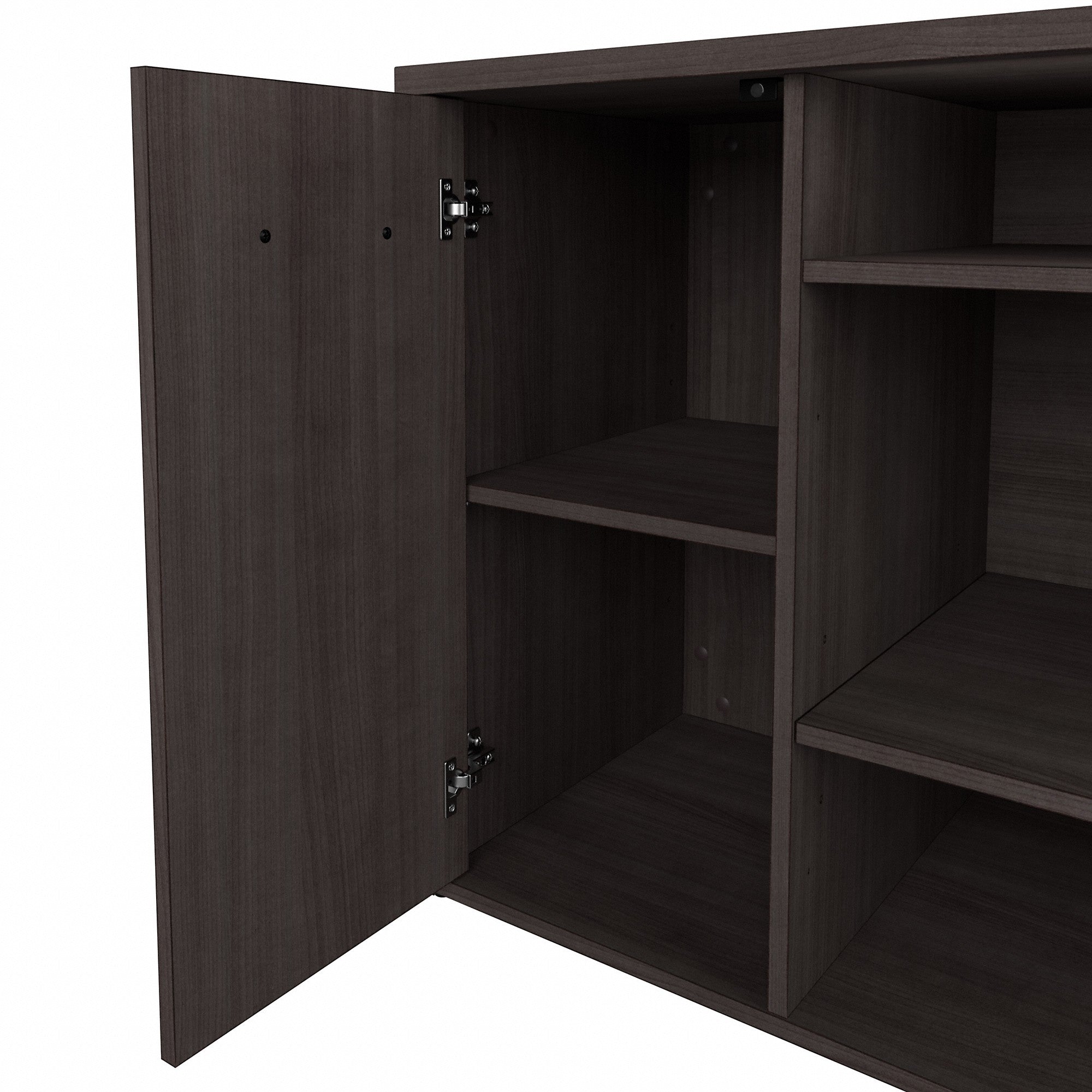 Bush Business Furniture Studio C 60W Office Storage Cabinet with Doors and Shelves