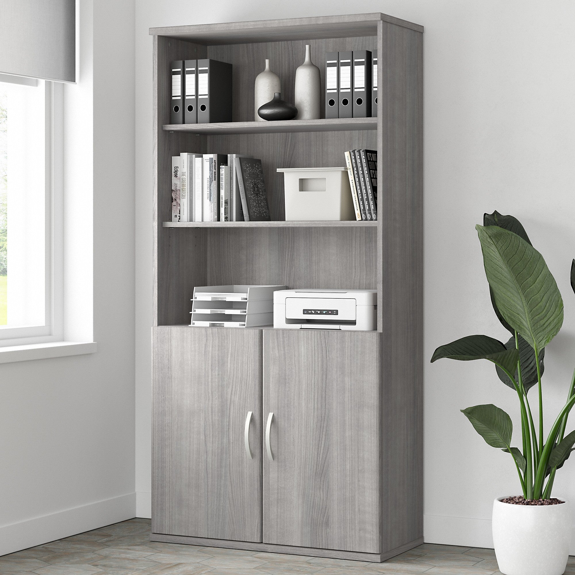 Bush Business Furniture Studio A Tall 5 Shelf Bookcase