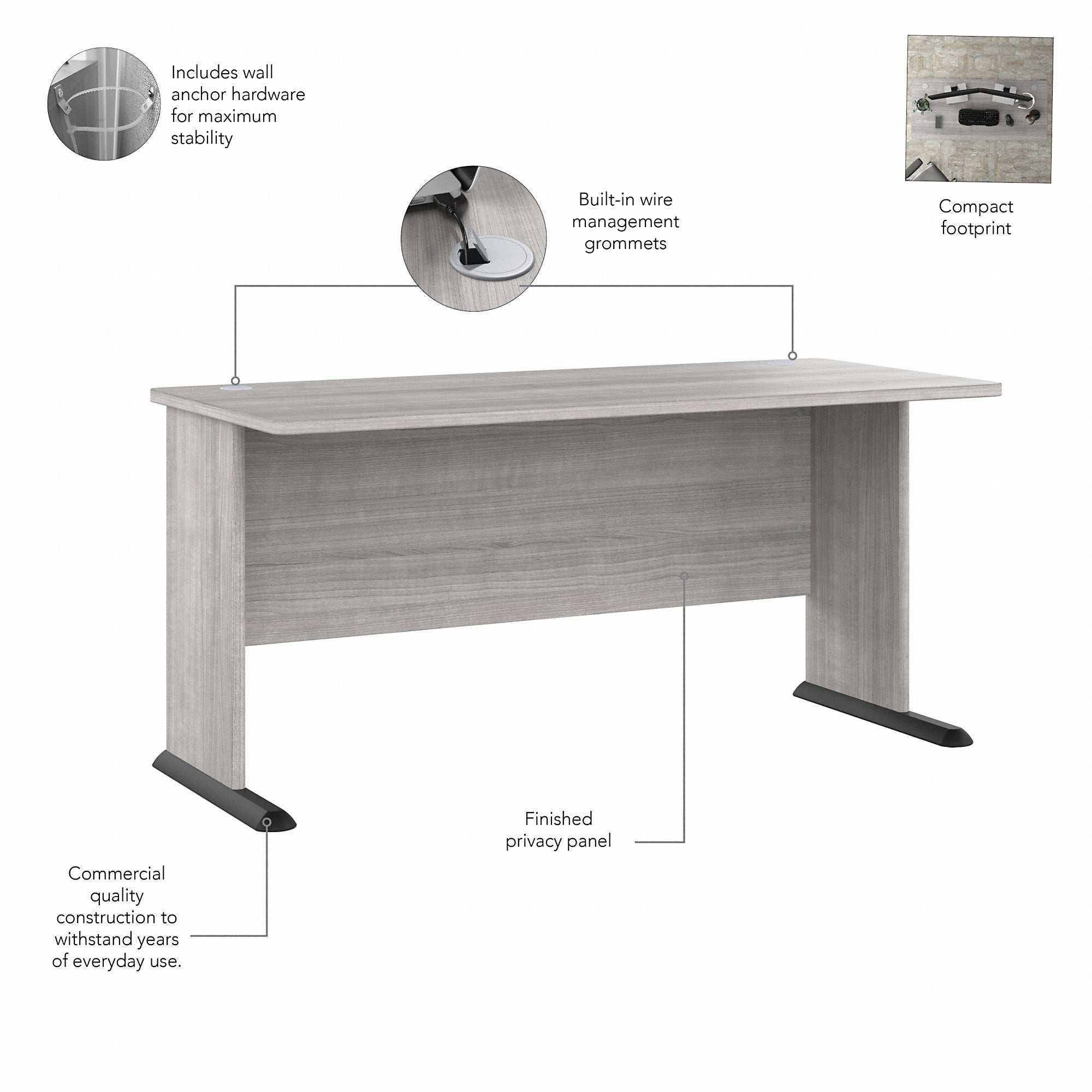 Bush Business Furniture Studio A 60W Computer Desk