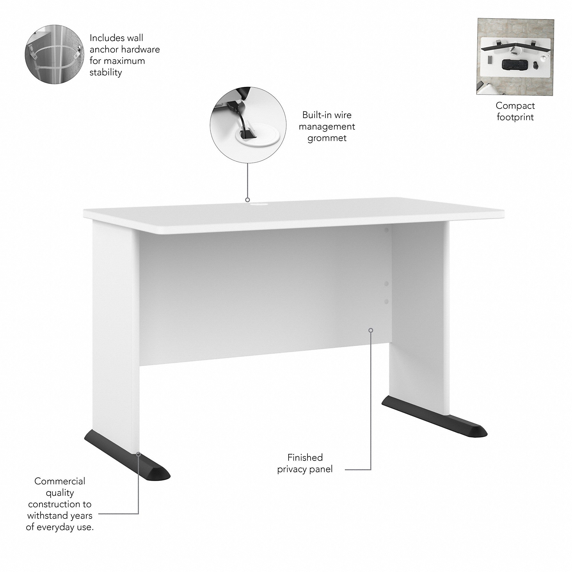 Bush Business Furniture Studio A 48W Computer Desk