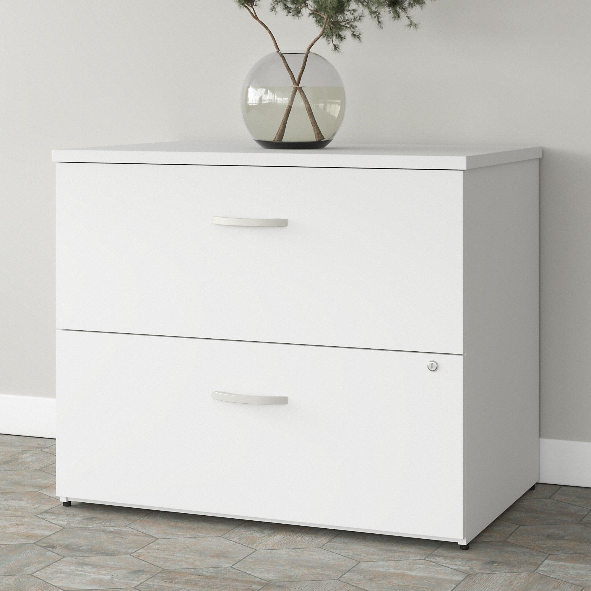 Bush Business Furniture Studio A 2 Drawer Lateral File Cabinet - Assembled