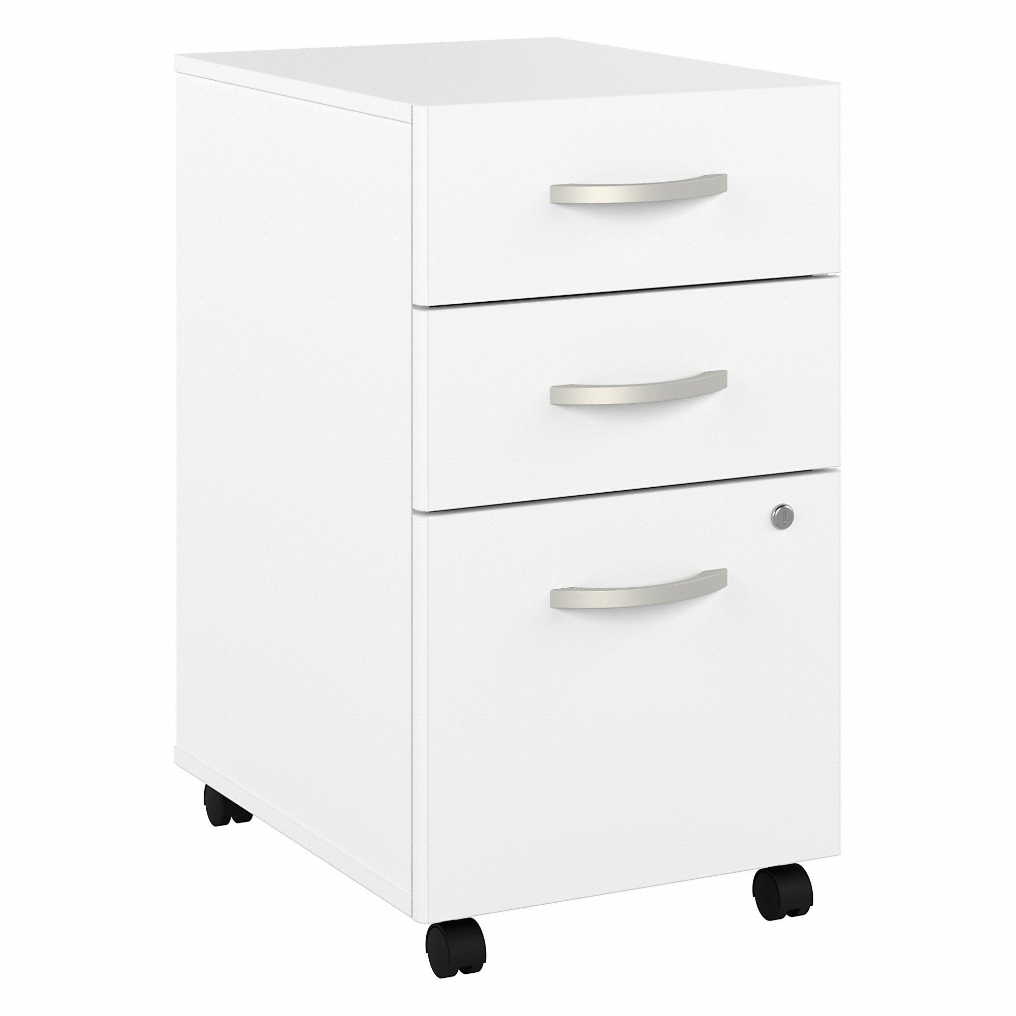 Bush Business Furniture Studio A 3 Drawer Mobile File Cabinet - Assembled