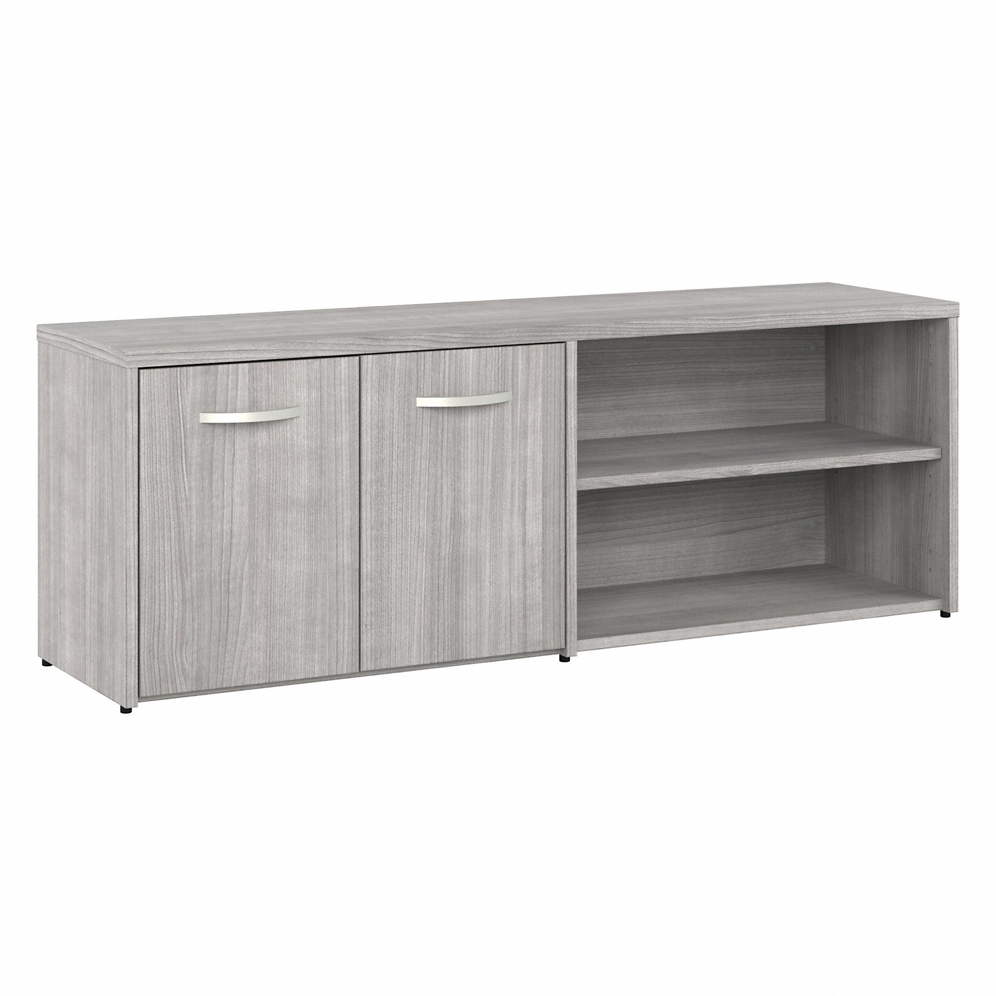 Bush Business Furniture Studio A Low Storage Cabinet with Doors and Shelves