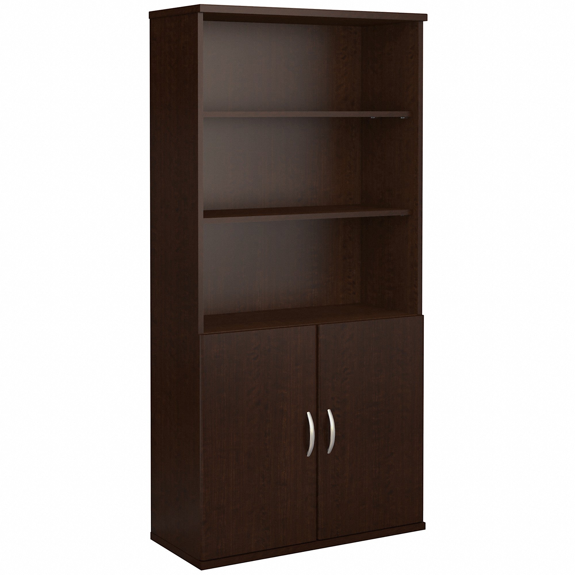 Bush Business Furniture Series C 36W 5 Shelf Bookcase with Doors