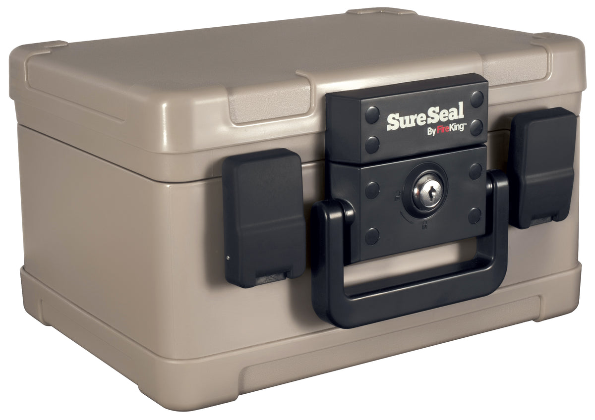 FireKing SureSeal fire and water resistant protection for digital media, holds #10 envelopes and folded documents