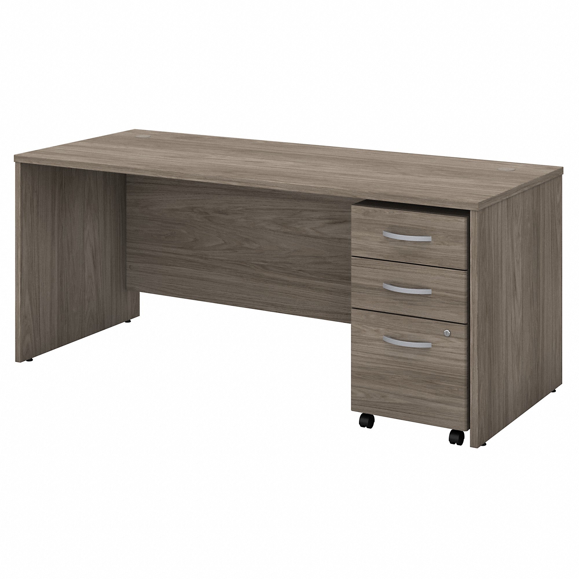 Bush Business Furniture Studio C 72W x 30D Office Desk with Mobile File Cabinet