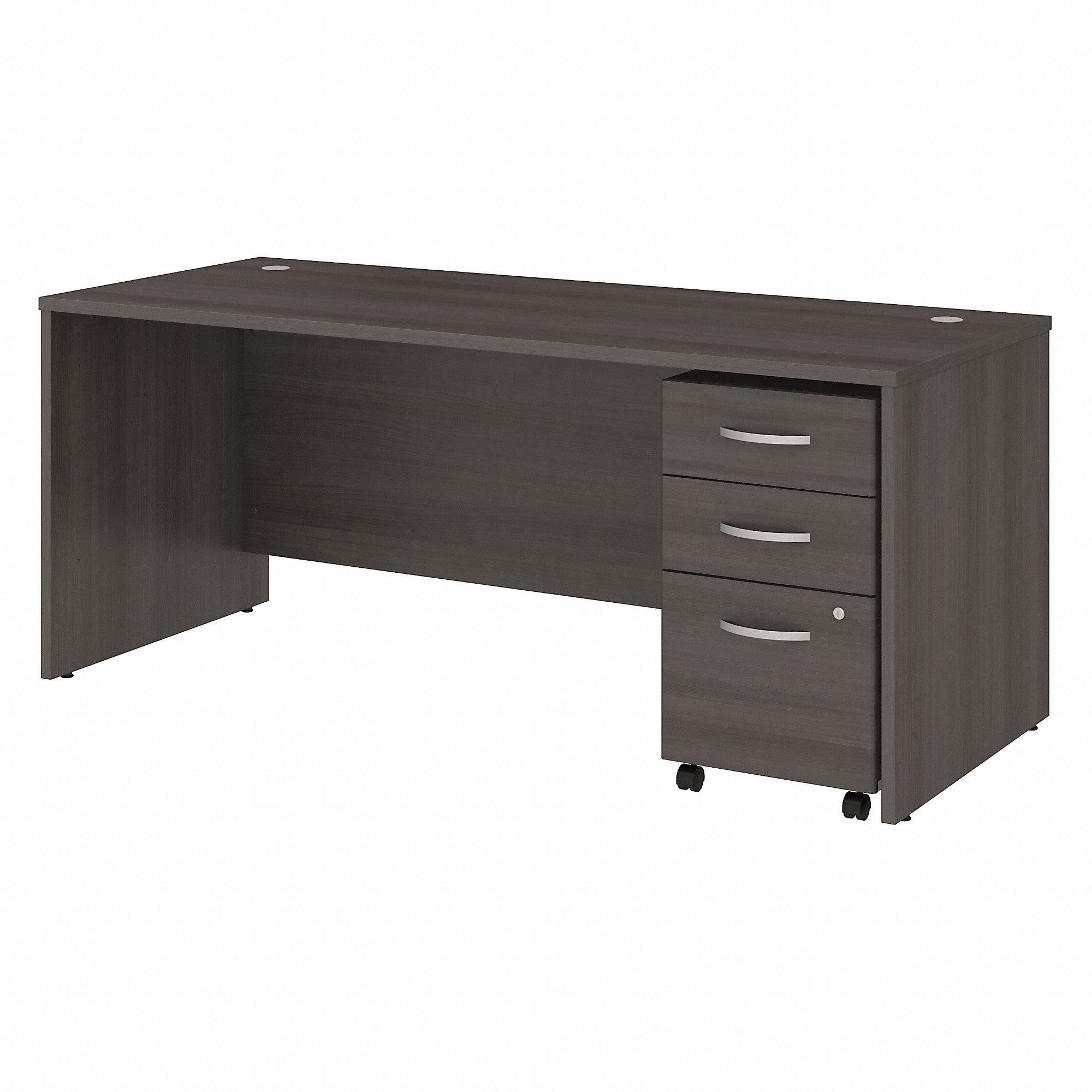 Bush Business Furniture Studio C 72W x 30D Office Desk with Mobile File Cabinet