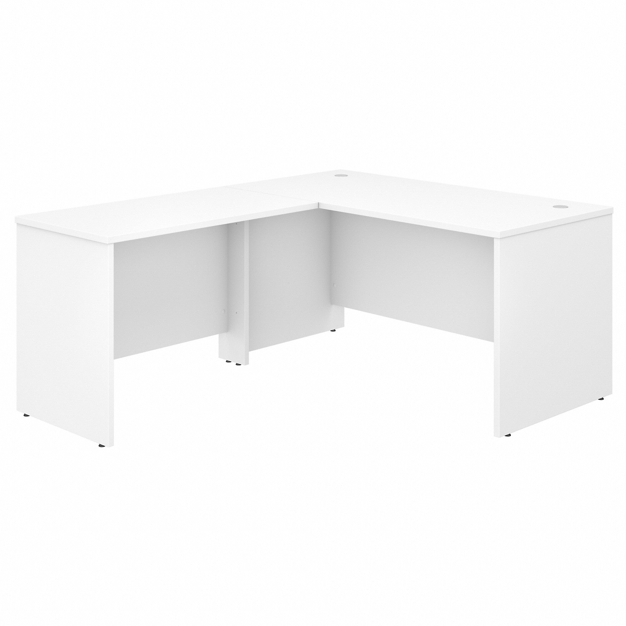 Bush Business Furniture Studio C 60W x 30D L Shaped Desk with 42W Return