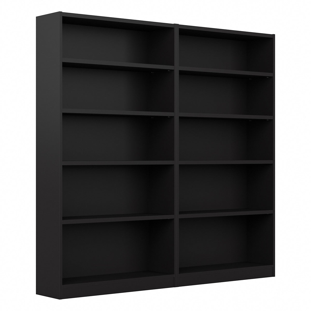 Bush Furniture Universal Tall 5 Shelf Bookcase - Set of 2