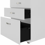 Bush Business Furniture Universal 44W 3 Piece Modular Storage Set with Floor and Wall Cabinets