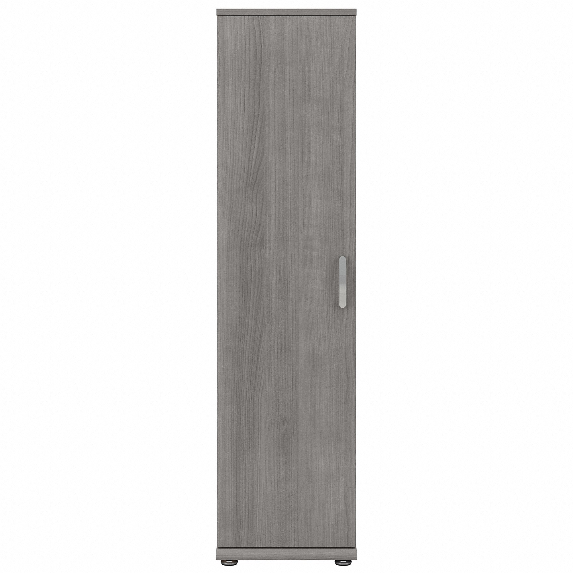 Bush Business Furniture Universal Tall Narrow Storage Cabinet with Door and Shelves