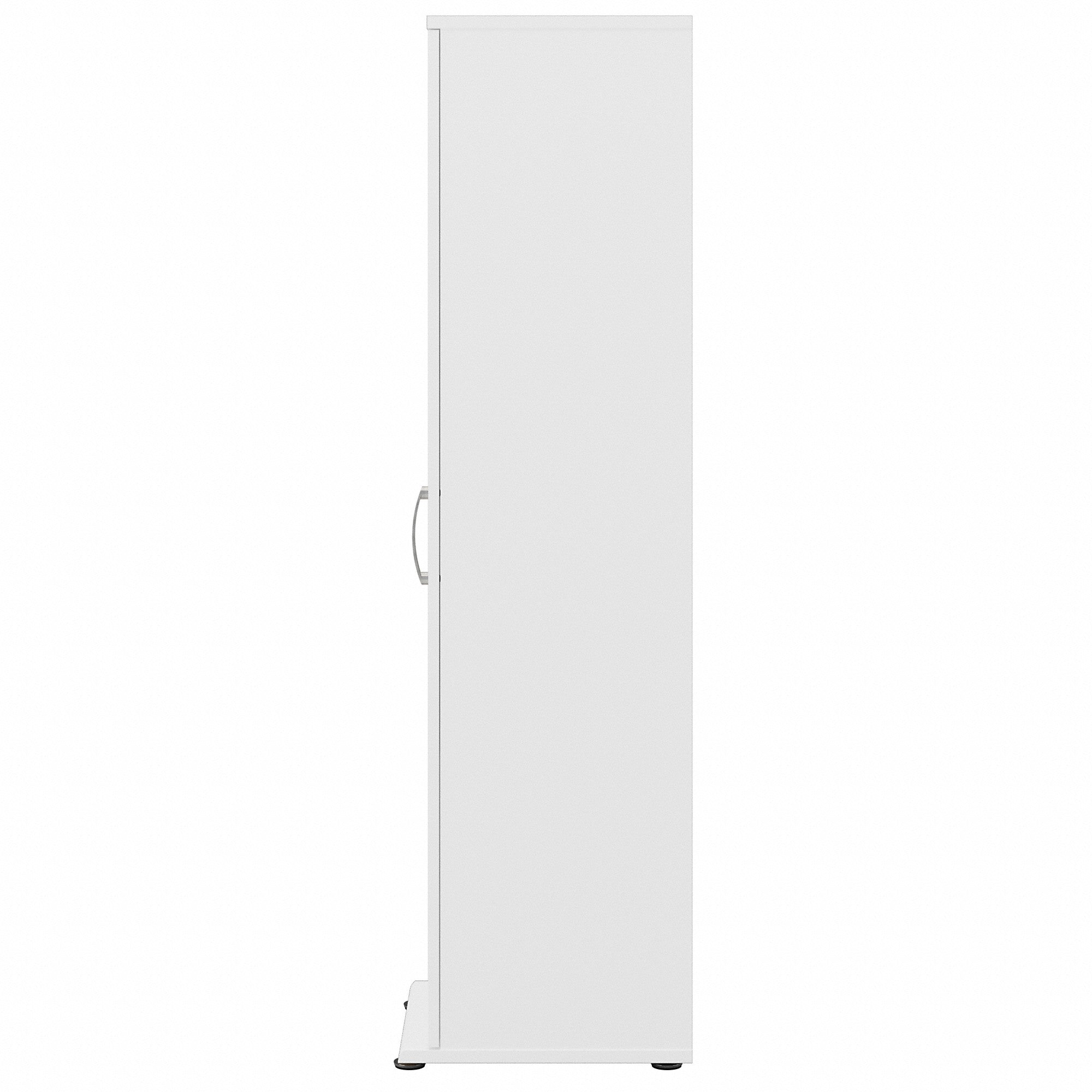 Bush Business Furniture Universal Tall Narrow Storage Cabinet with Door and Shelves