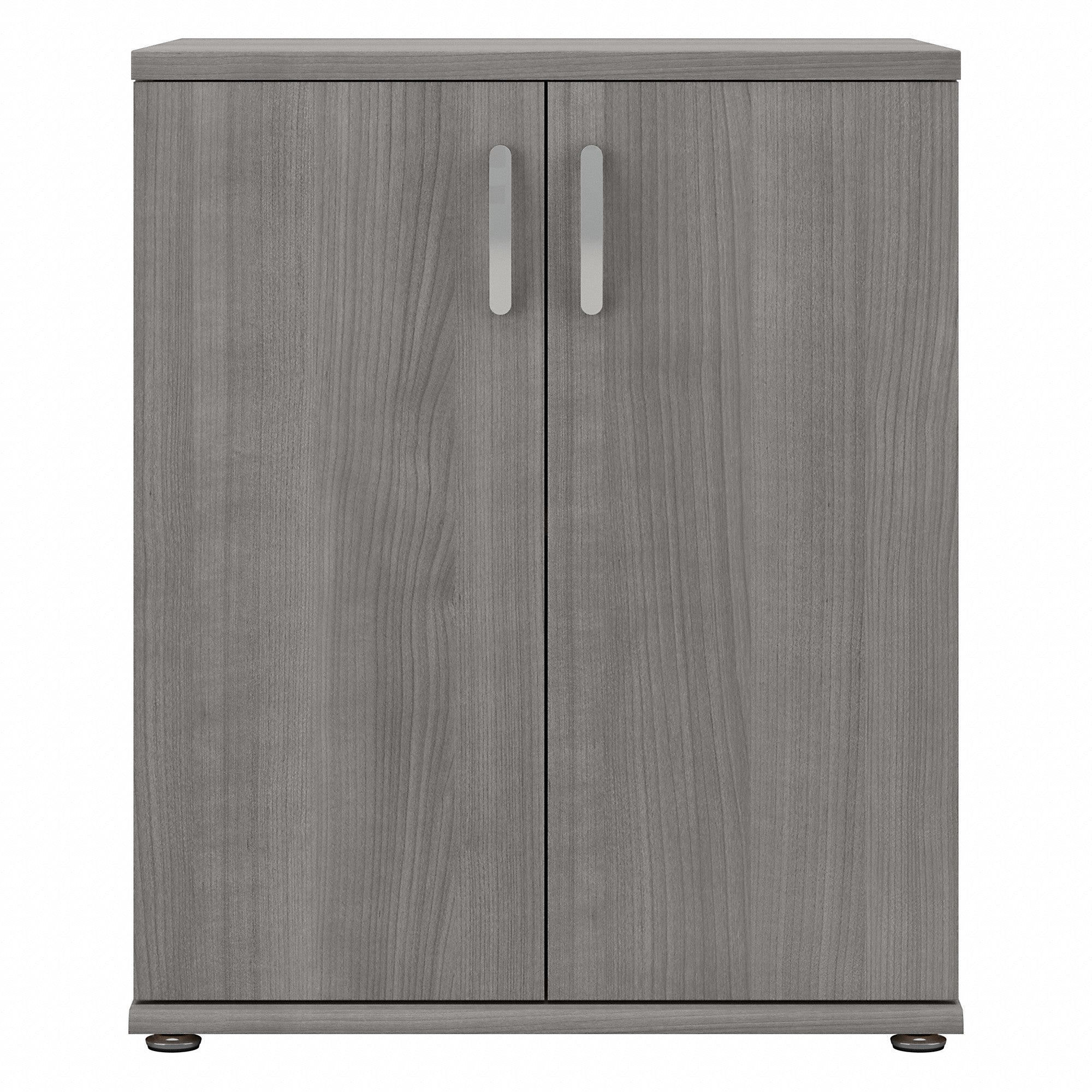 Bush Business Furniture Universal Floor Storage Cabinet with Doors and Shelves