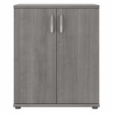 Bush Business Furniture Universal Floor Storage Cabinet with Doors and Shelves