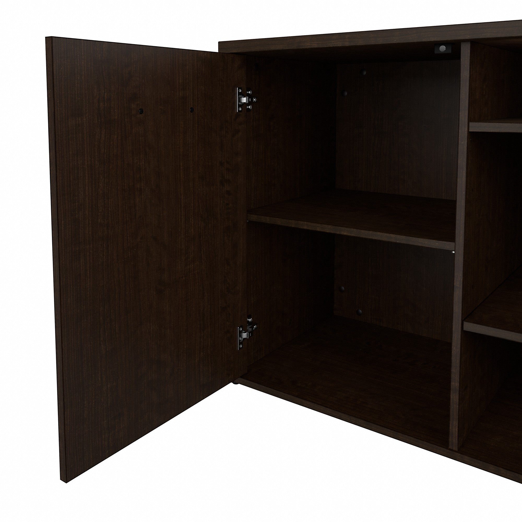 Bush Business Furniture Series C 72W Office Storage Cabinet with Doors and Shelves