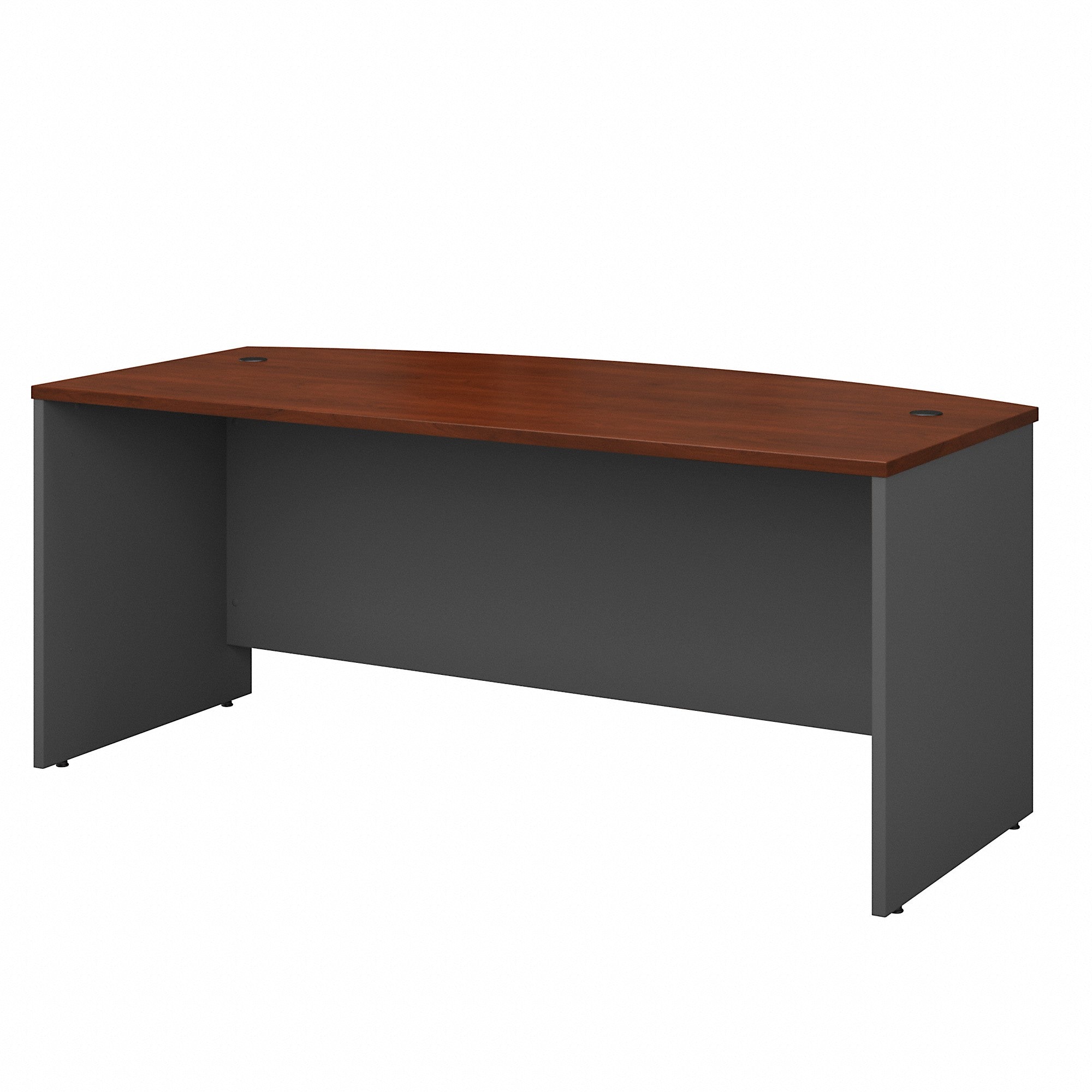 Bush Business Furniture Series C 72W x 36D Bow Front Desk