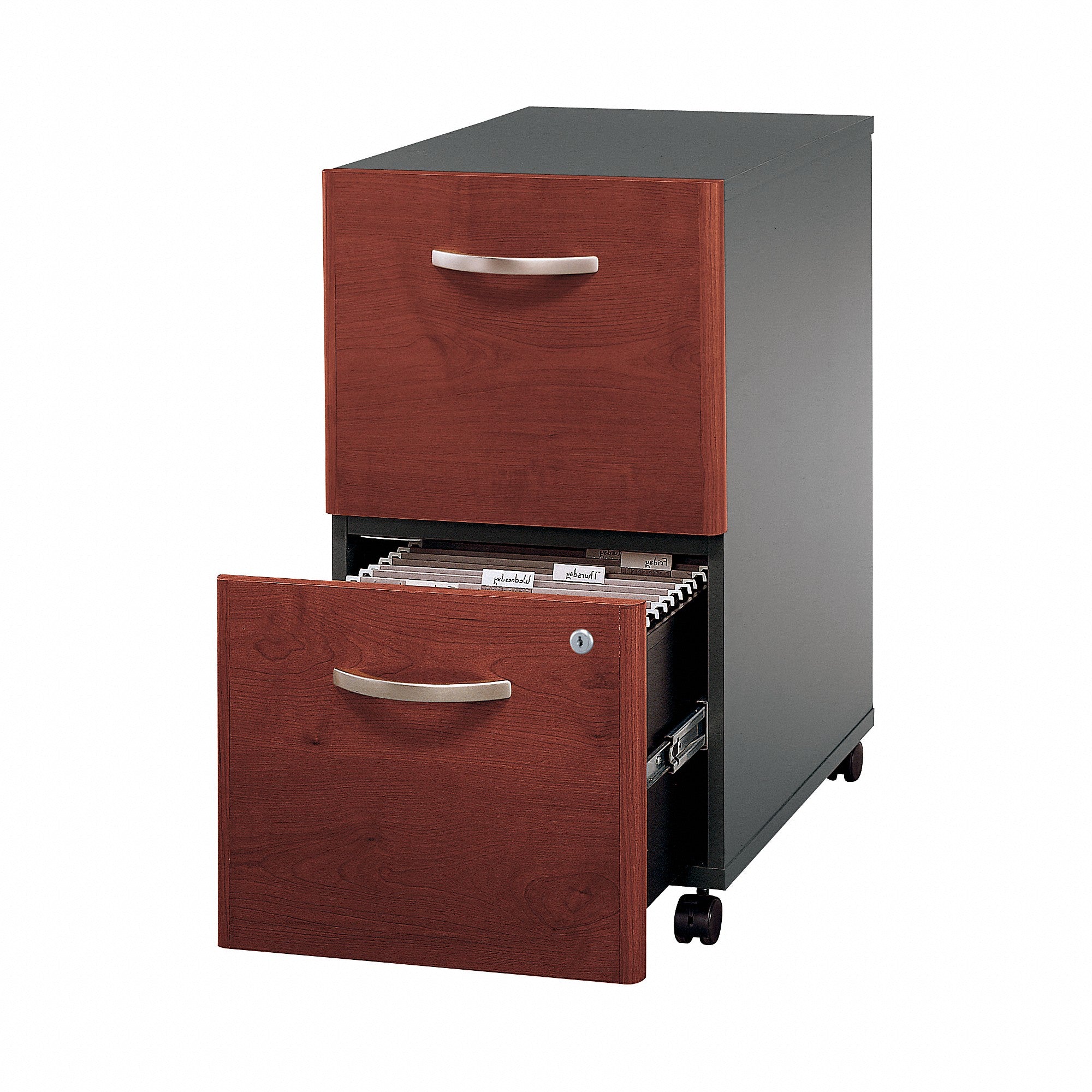 Bush Business Furniture Series C 2 Drawer Mobile File Cabinet - Assembled