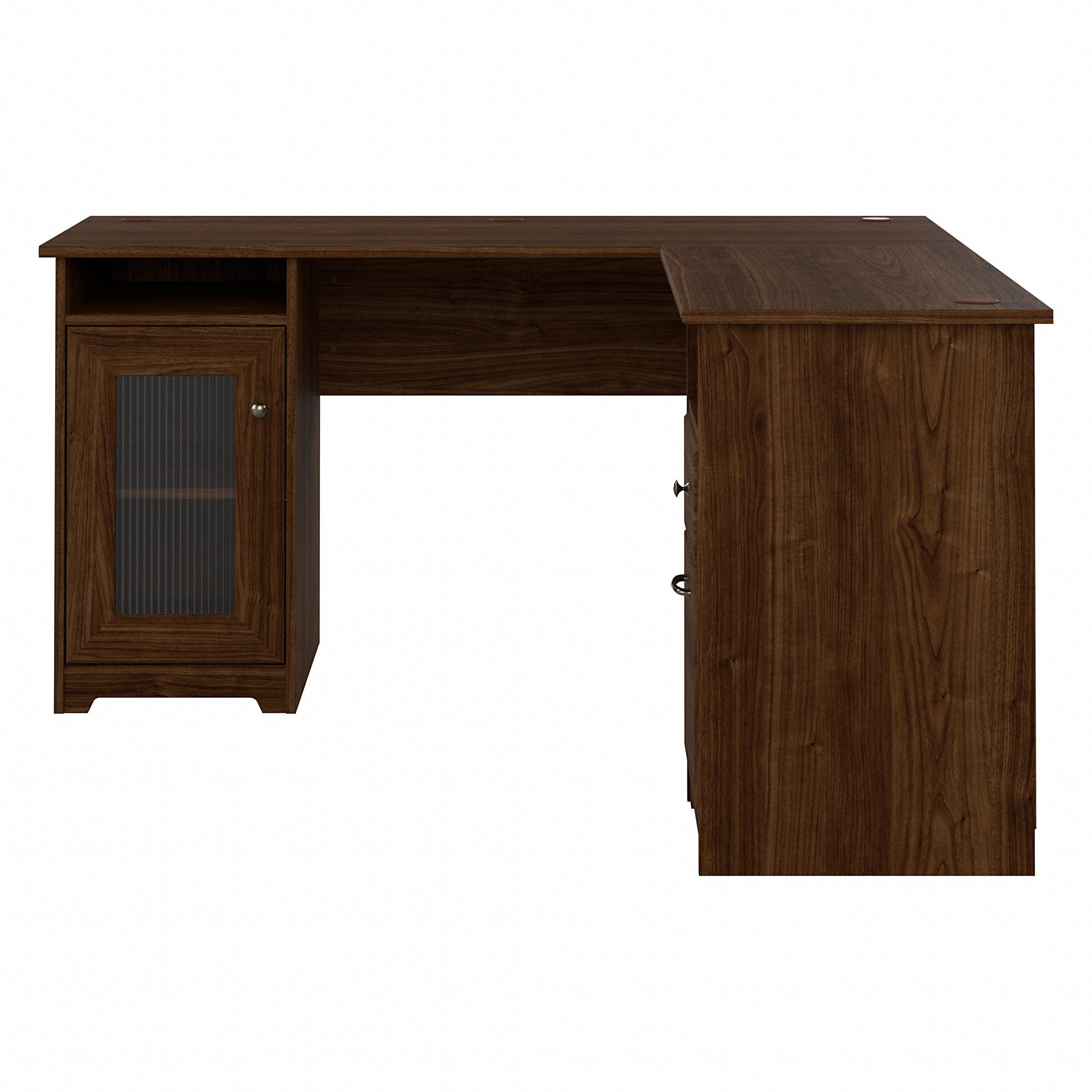 Bush Furniture Cabot 60W L Shaped Computer Desk with Storage