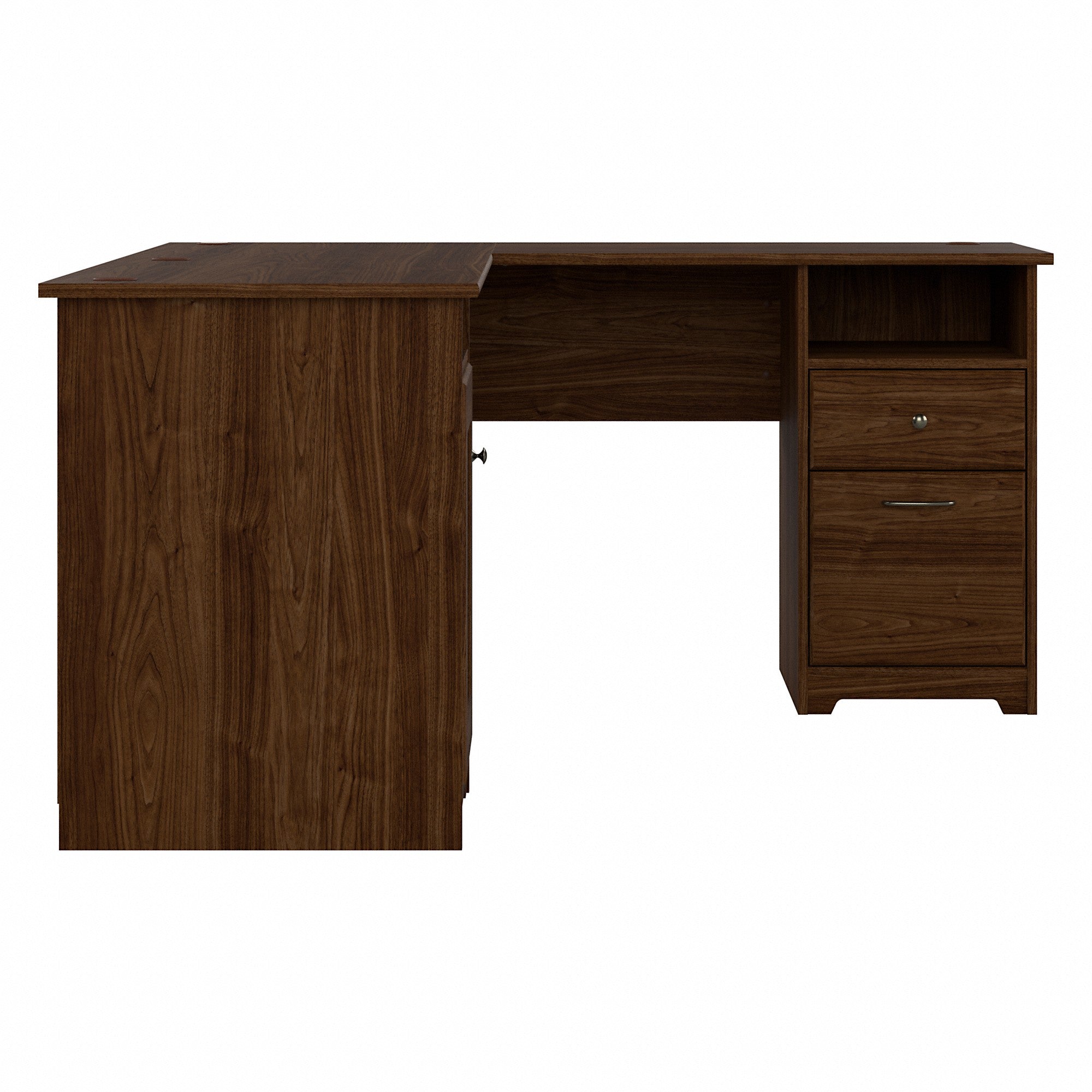 Bush Furniture Cabot 60W L Shaped Computer Desk with Storage