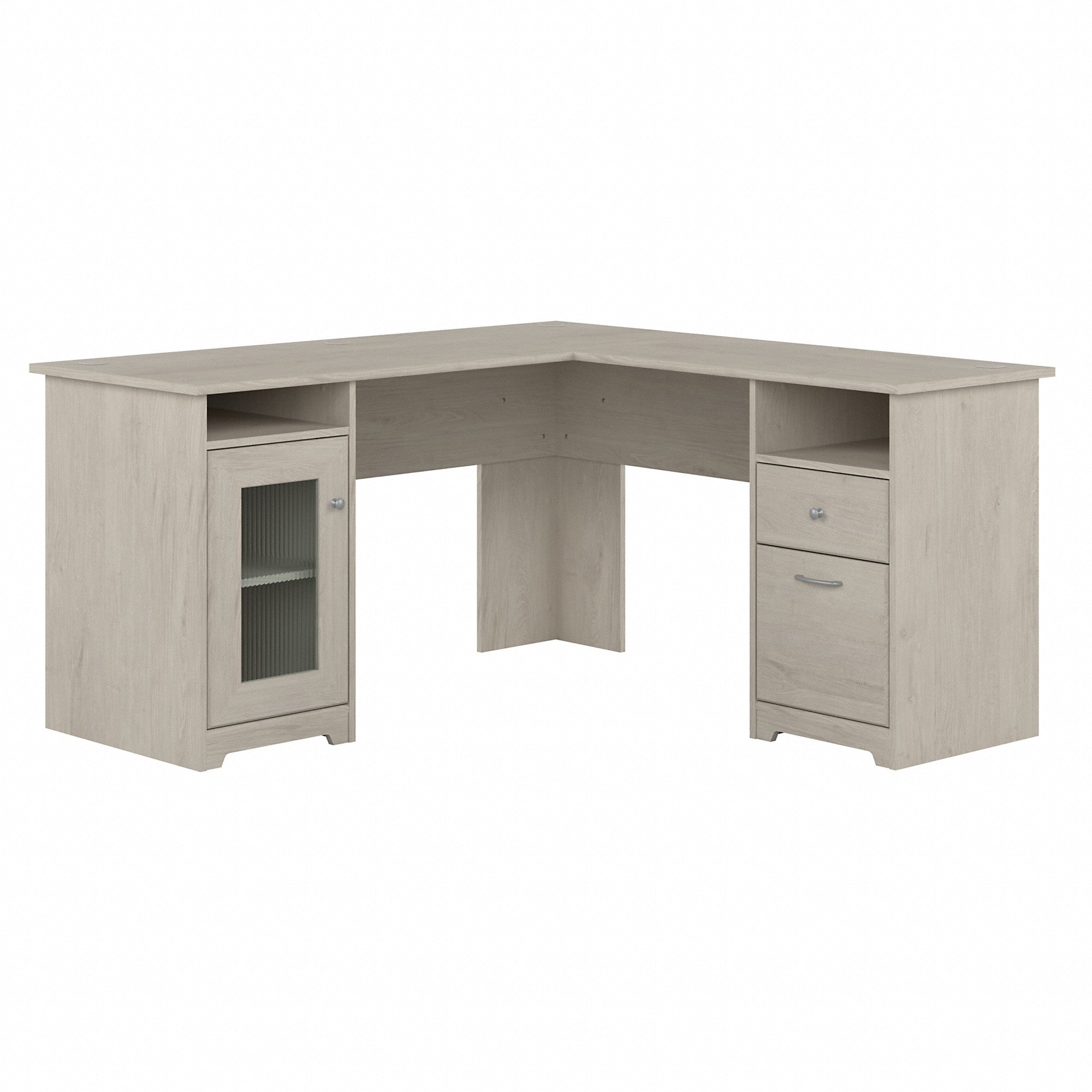 Bush Furniture Cabot 60W L Shaped Computer Desk with Storage