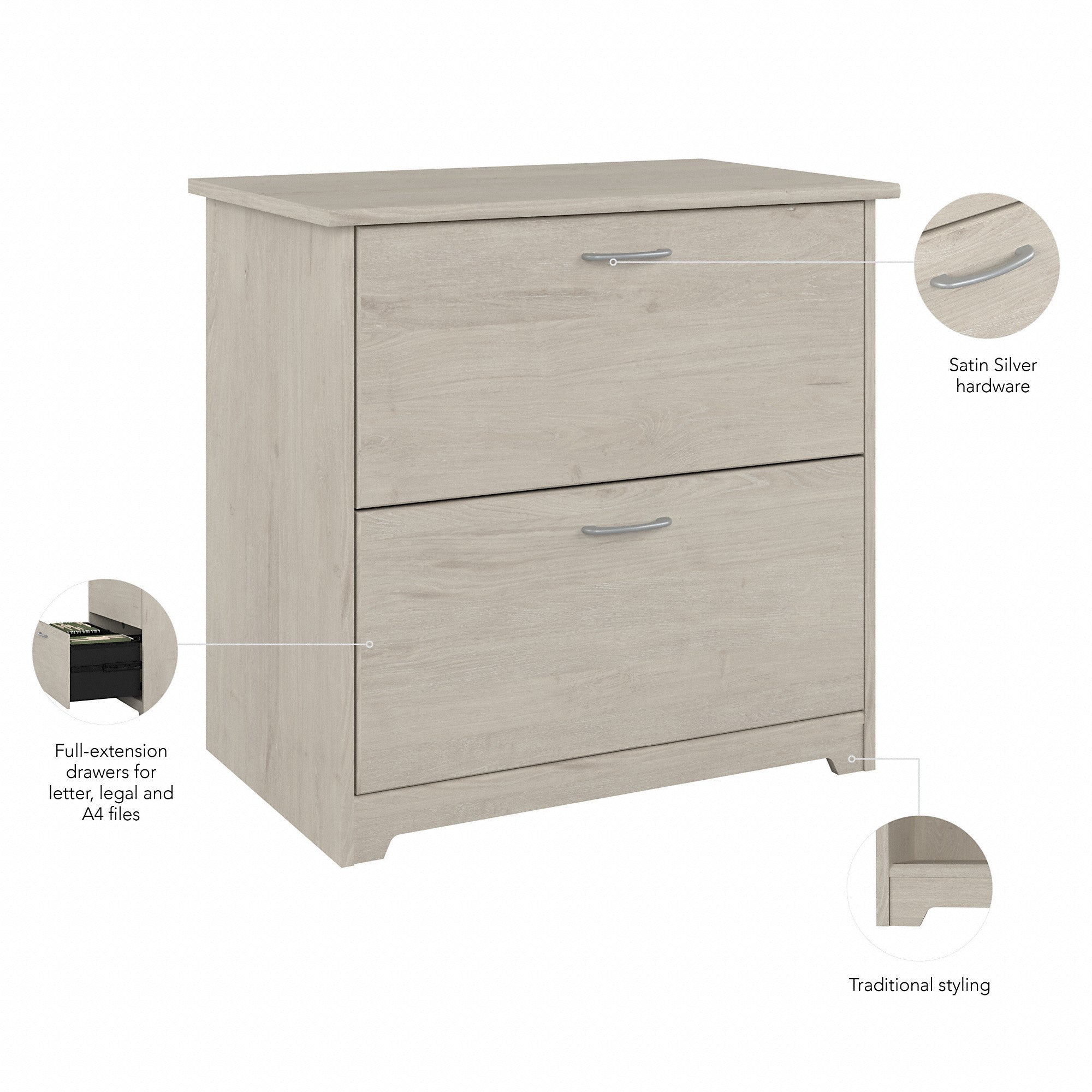 Bush Furniture Cabot 2 Drawer Lateral File Cabinet