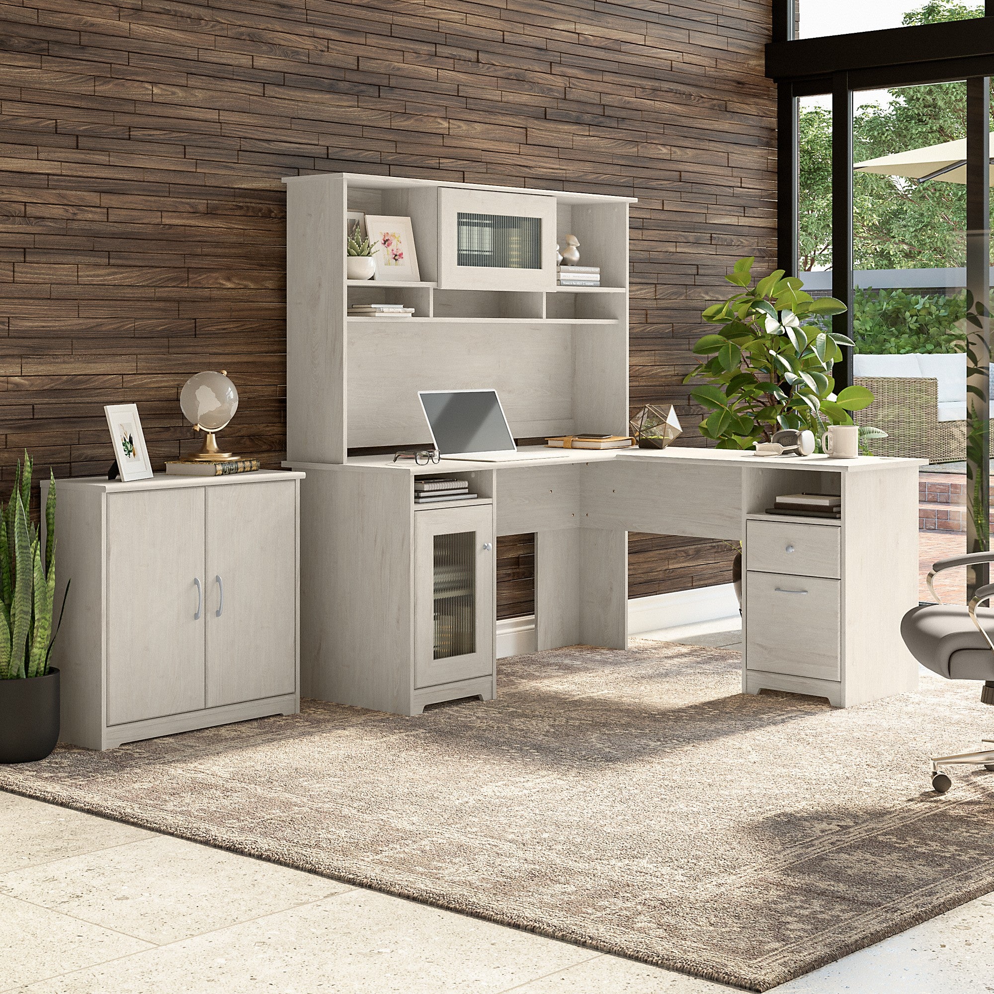 Bush Furniture Cabot Small Storage Cabinet with Doors