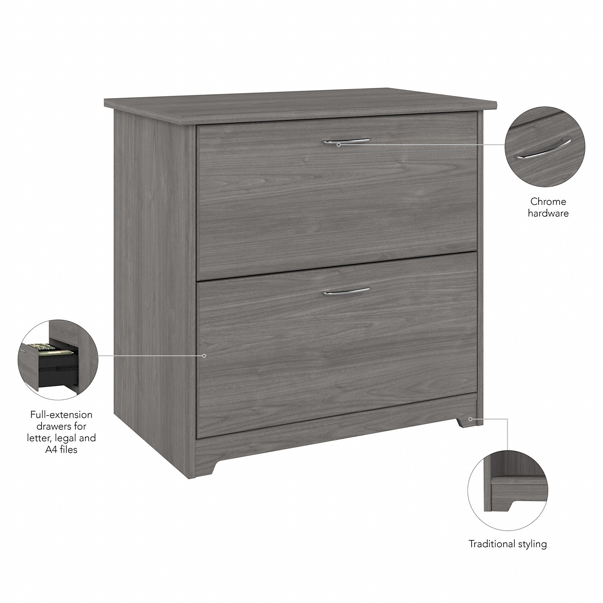 Bush Furniture Cabot 2 Drawer Lateral File Cabinet